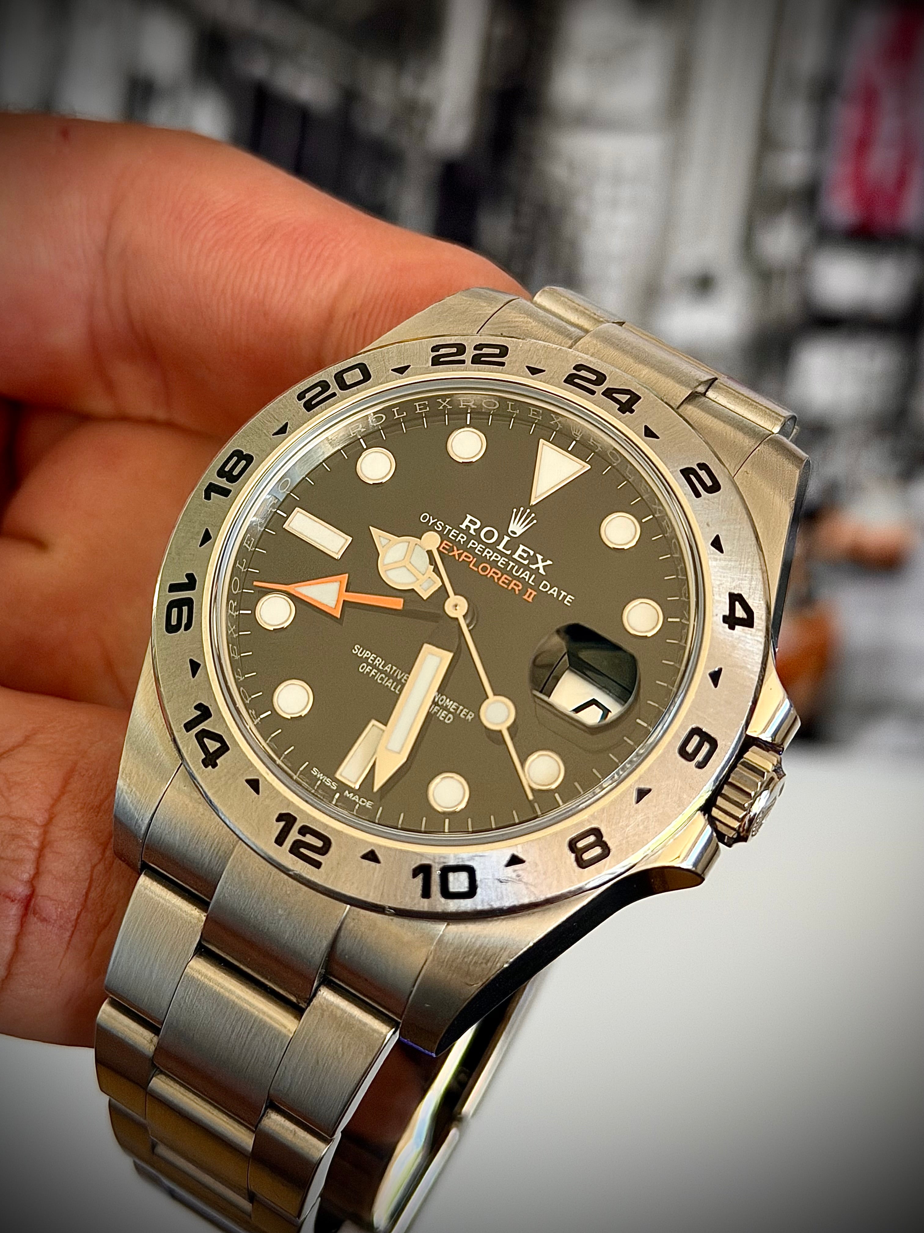 2016 ROLEX EXPLORER II, 216570, FULL SET, INC GST