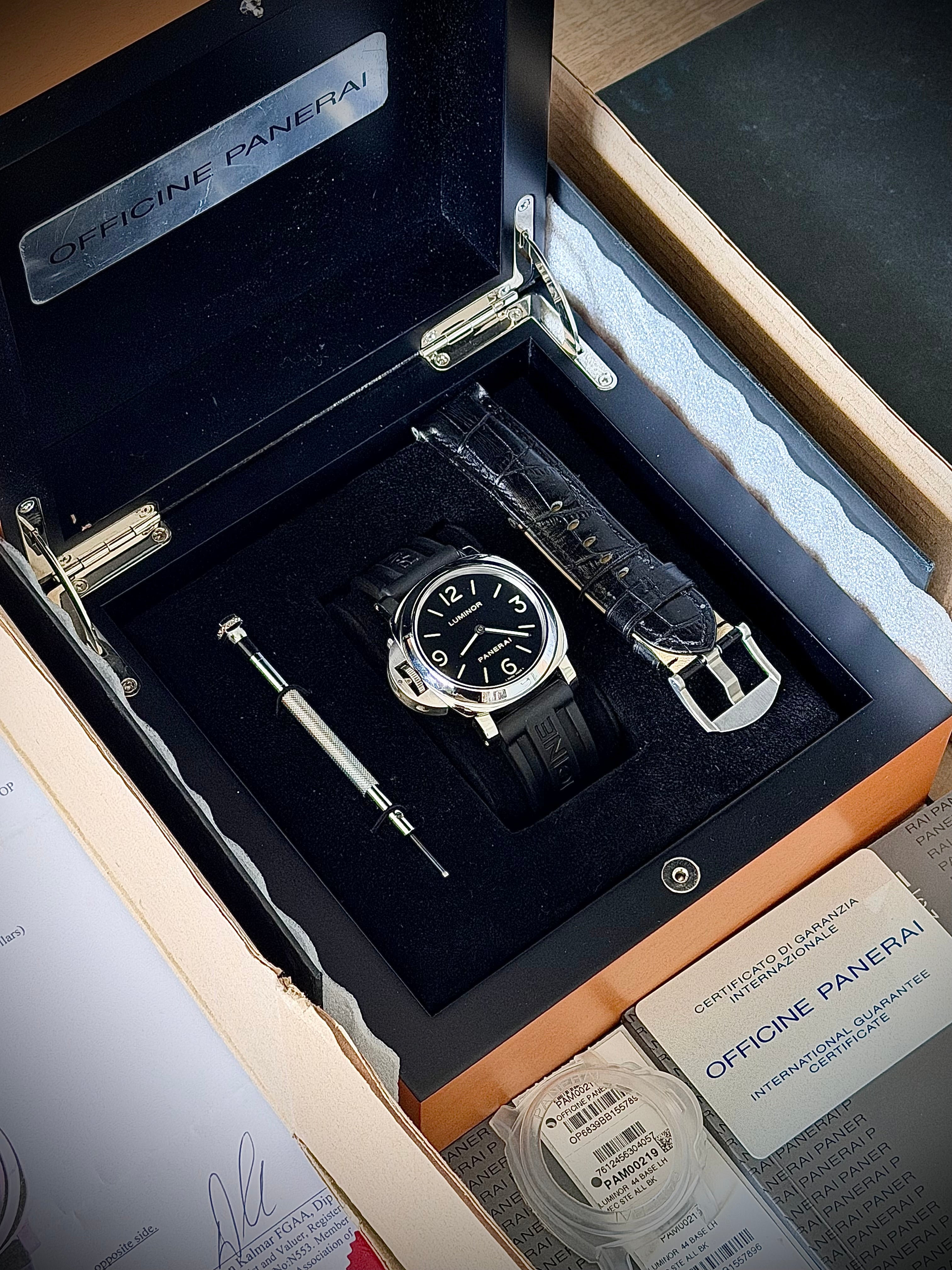 2013 PANERAI LUMINOR MARINA LEFT-HANDER, PAM00219, FULL SET, INC GST