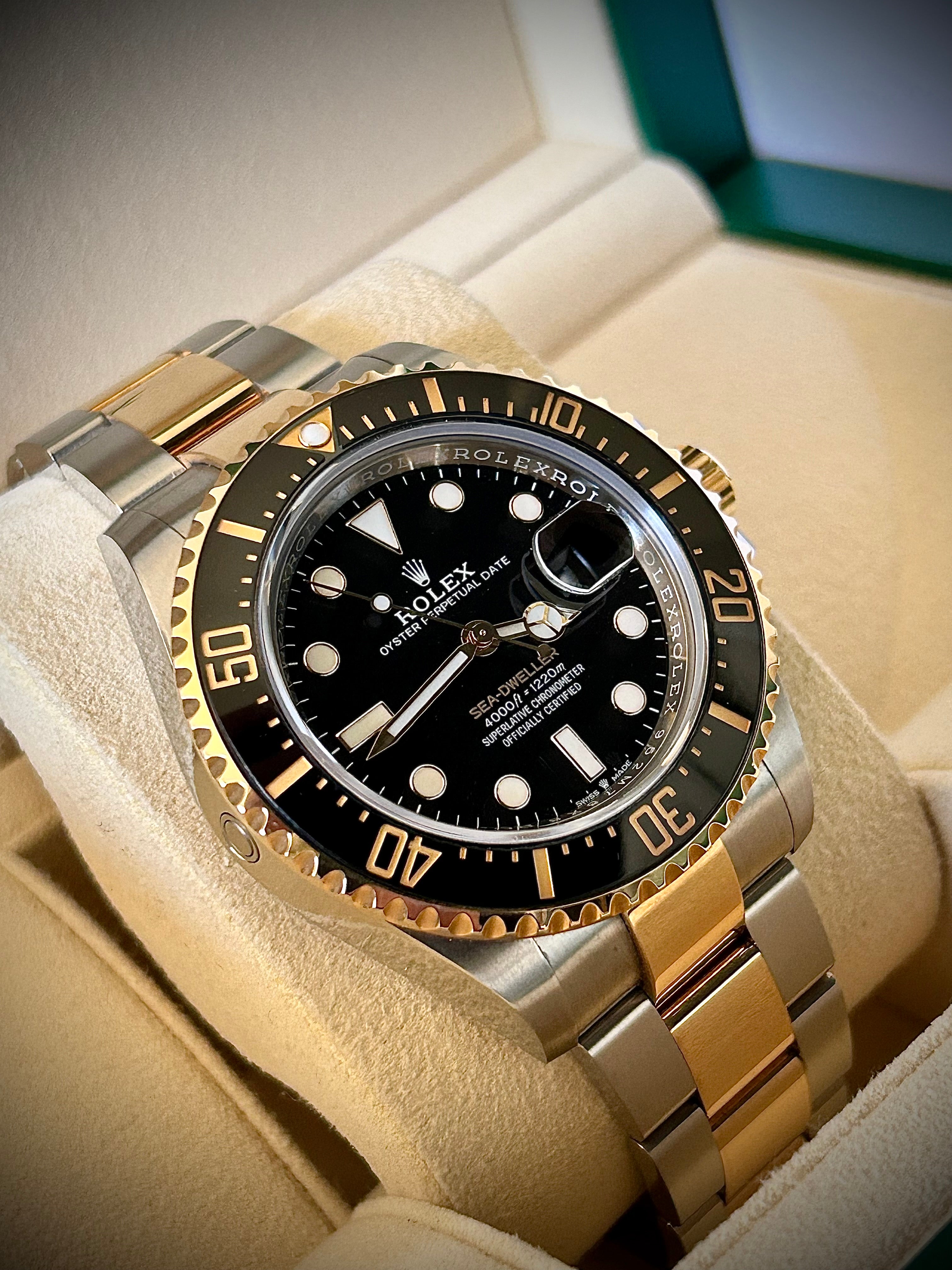 2020 ROLEX SEA DWELLER, TWO TONE, 126603, FULL SET, INC GST