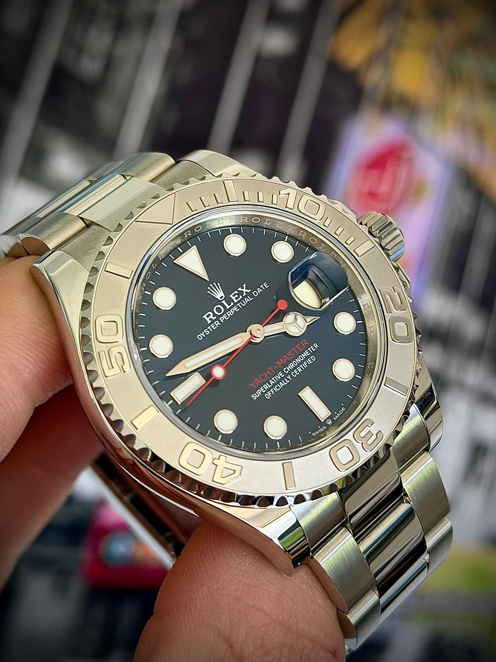 2024 ROLEX YACHT-MASTER 40, 126622, BLUE DIAL, FULL SET, INC GST