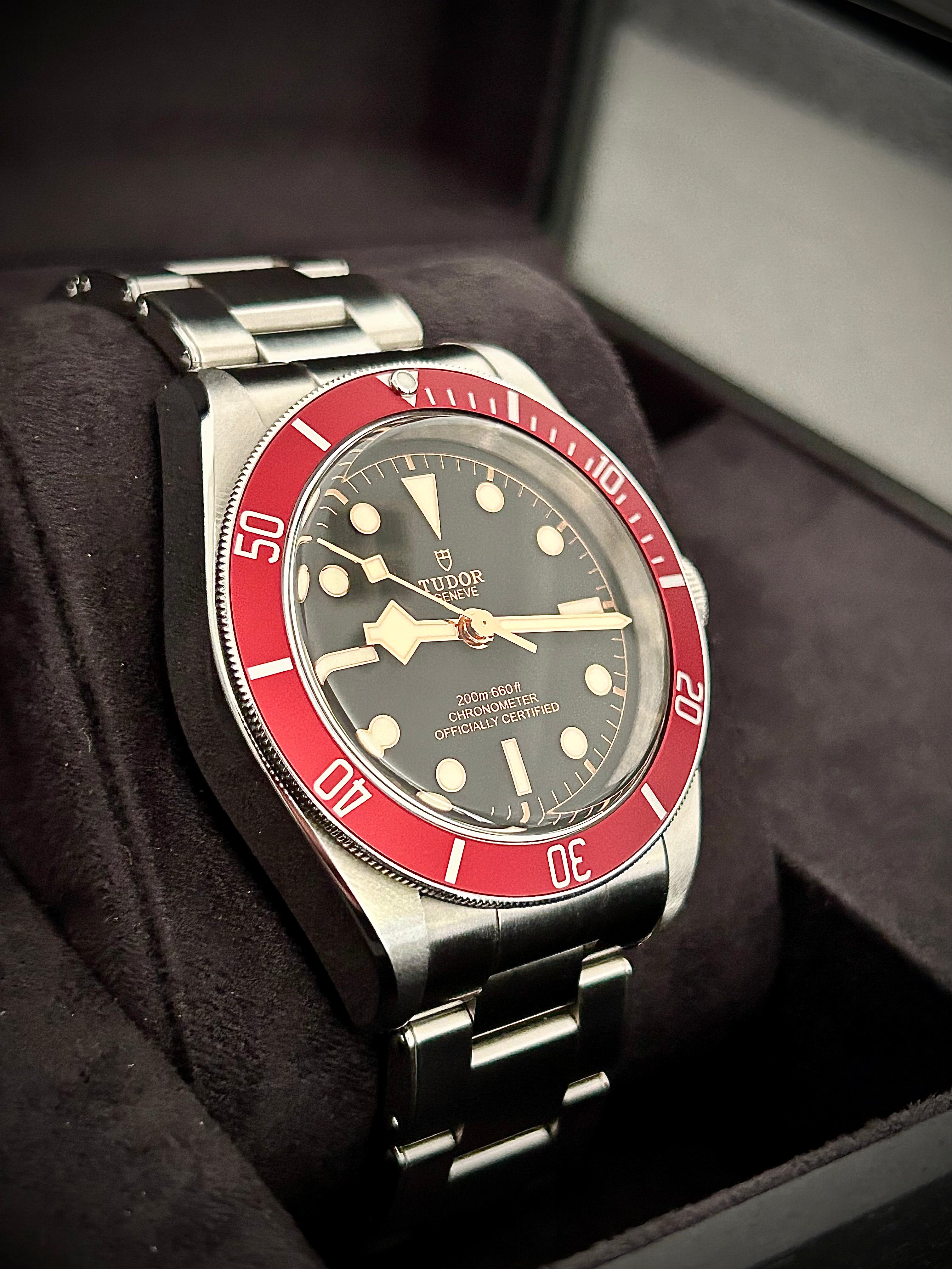 2022 TUDOR BLACK BAY BURGANDY, 41MM, FULL SET, INC GST