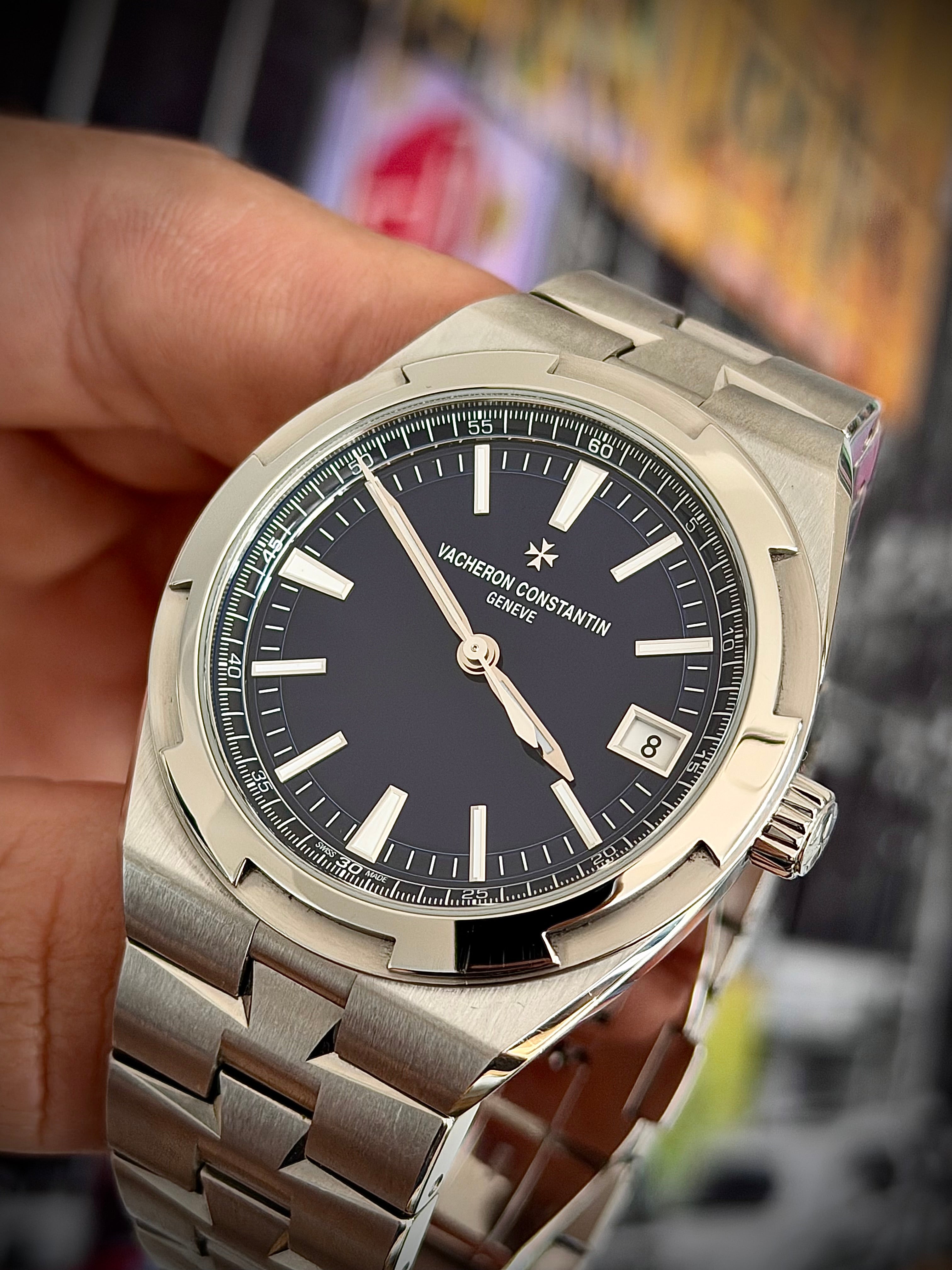 2024 VACHERON CONSTANTIN OVERSEAS, BLUE DIAL, 4520V/110A-B128, FULL SET, INC GST