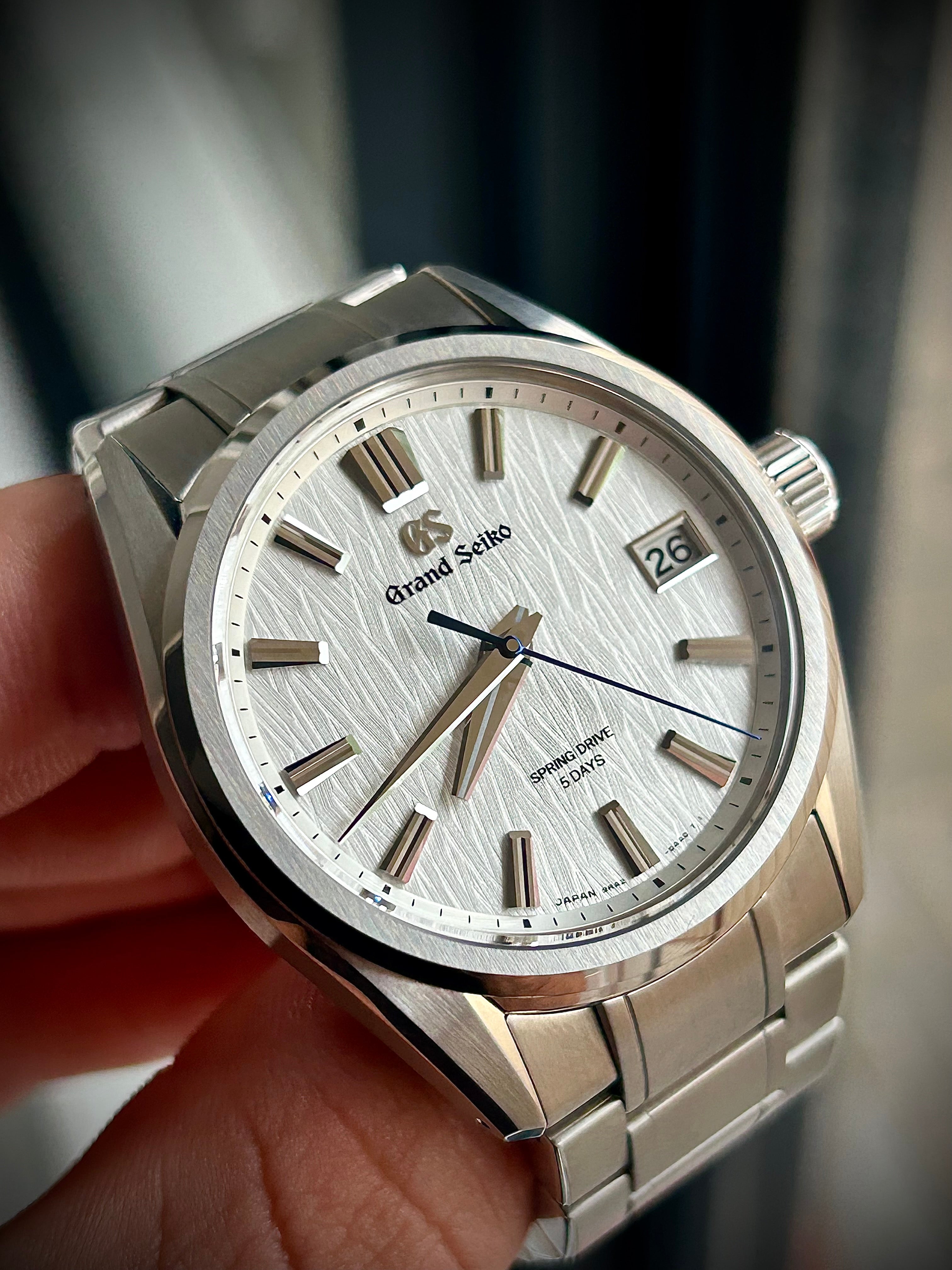 2024 GRAND SEIKO EVOLUTION 9 SPRING DRIVE, WHITE BIRCH, SLGA009, FULL SET, INC GST