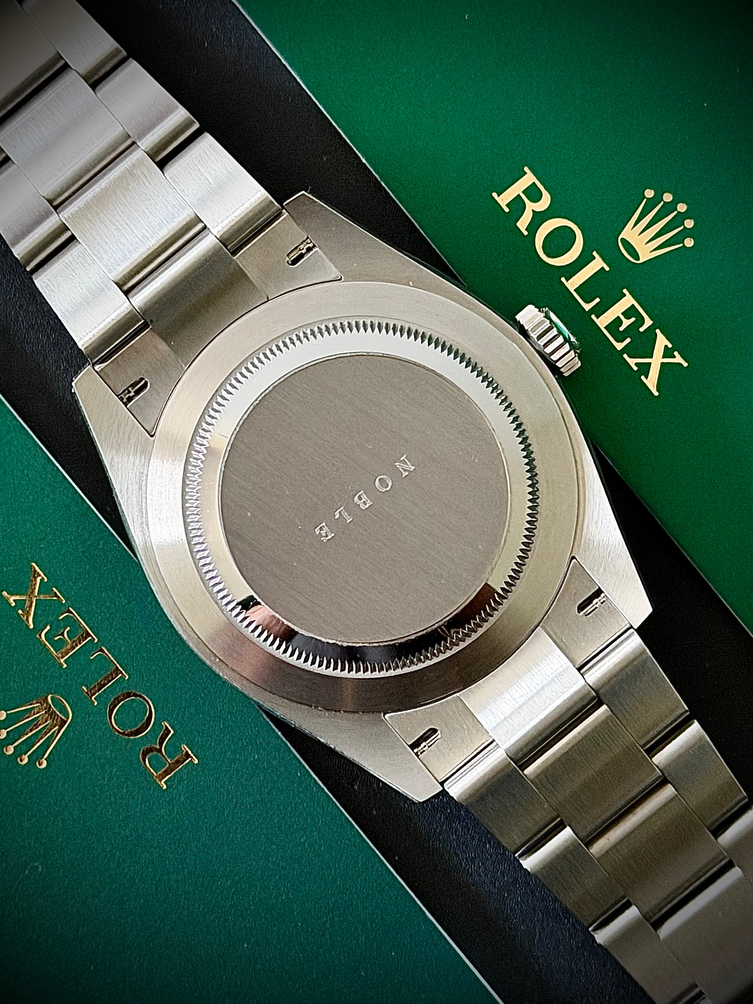 2025 ROLEX OYSTER PERPETUAL 41, 134300, GREEN DIAL, FULL SET, INC GST