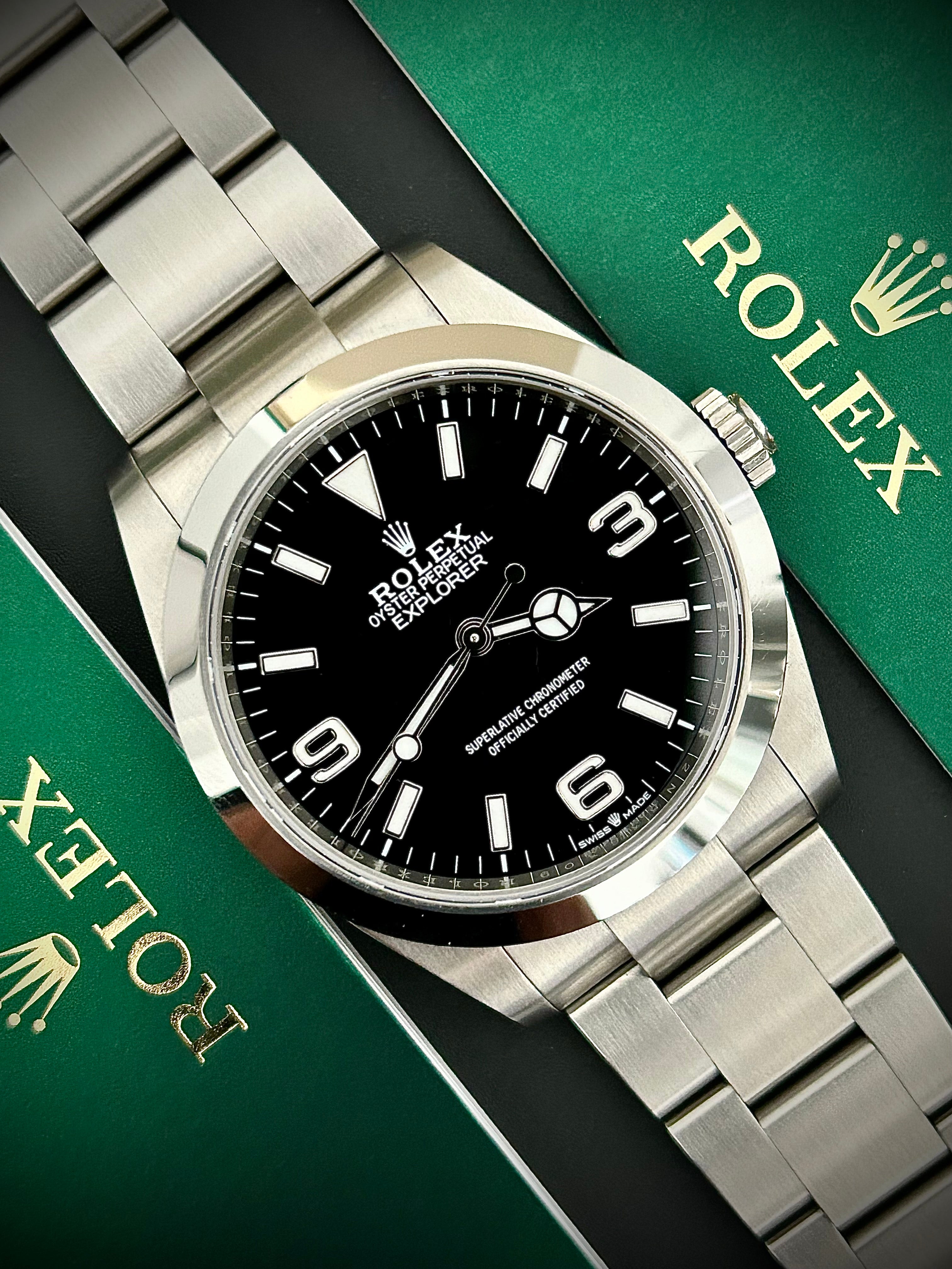 2024 ROLEX EXPLORER, 224270, FULL SET, INC GST