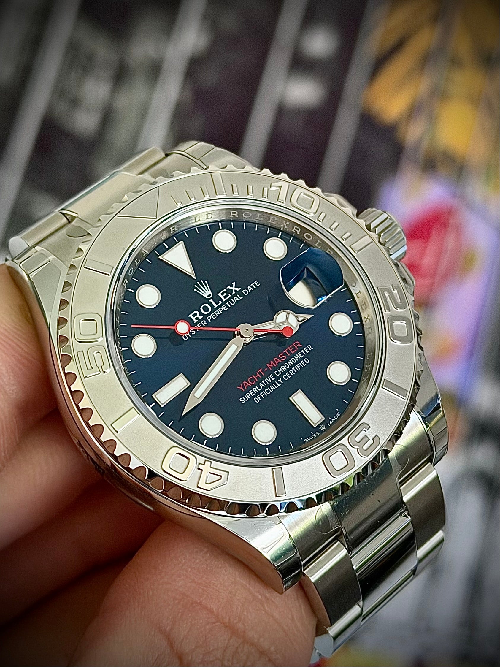 2026 ROLEX YACHT-MASTER 40, 126622, BLUE DIAL, BRAND NEW, FULLY STICKERED, FULL SET, INC GST