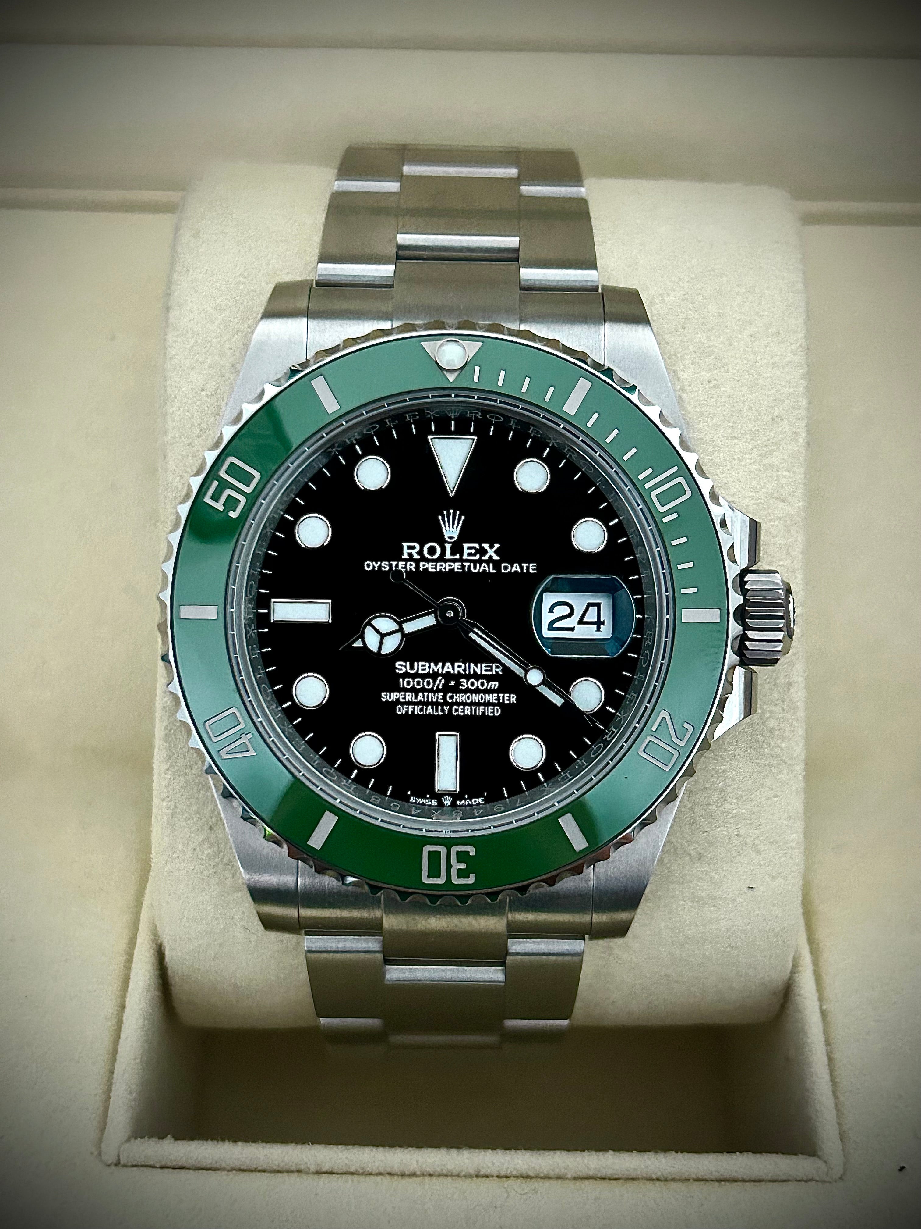 2024 ROLEX SUBMARINER DATE, 126610LV, STARBUCKS, FULL SET, INC GST