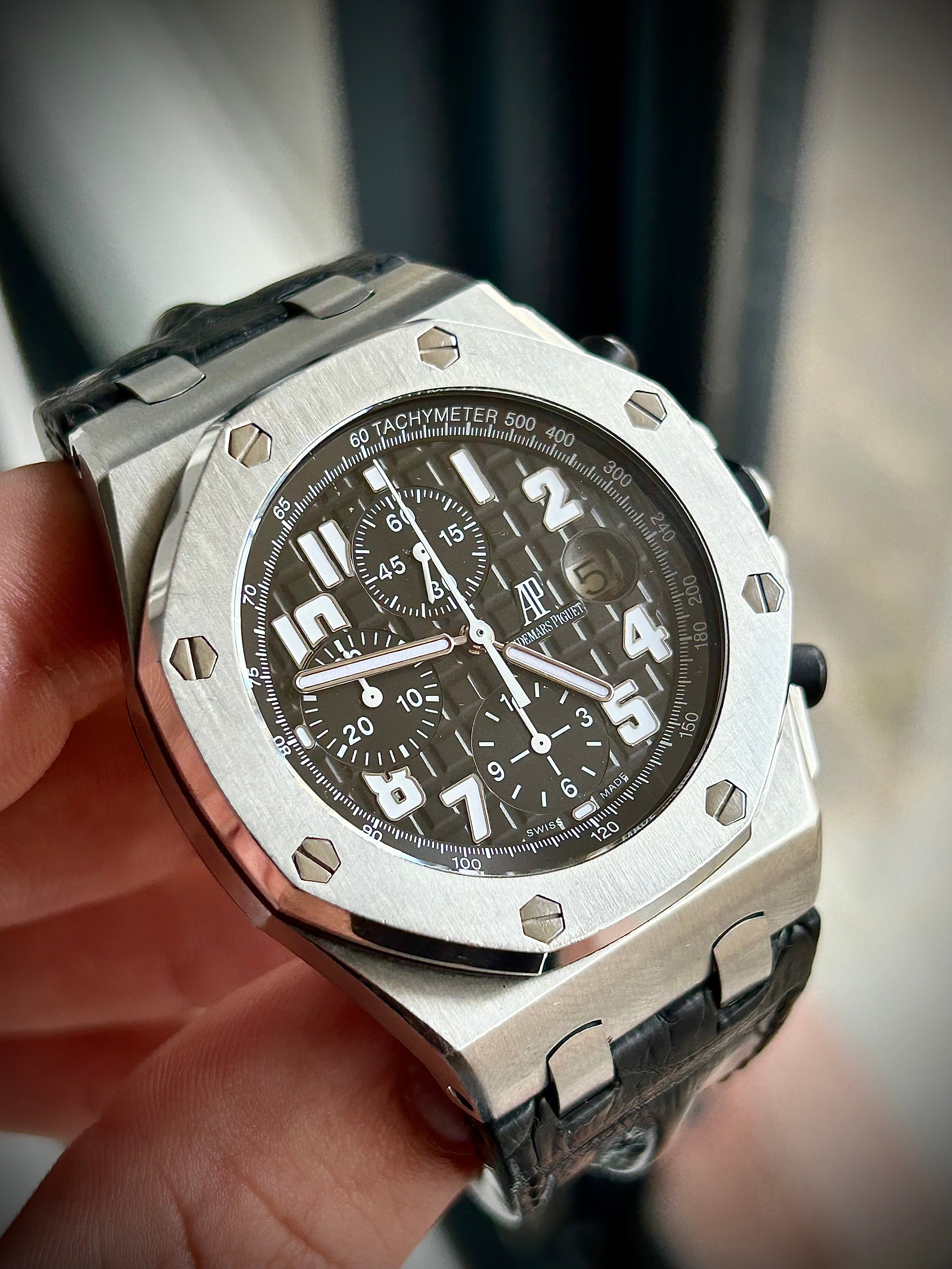 2013 AUDEMARS PIGUET ROYAL OAK OFFSHORE CHRONOGRAPH, FULL SET, INC GST