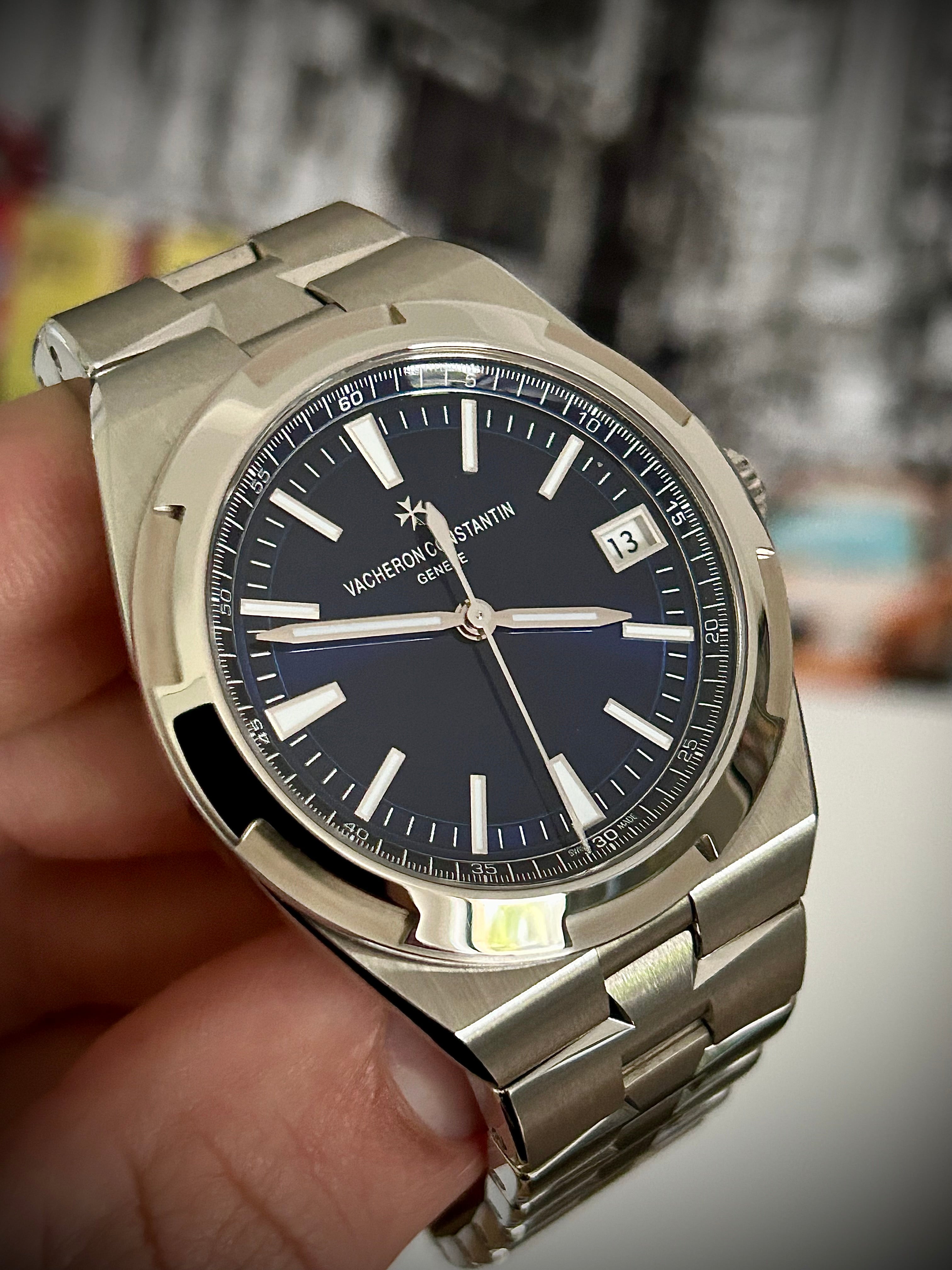2021 VACHERON CONSTANTIN OVERSEAS, BLUE DIAL, 4500V/110A-B128, FULL SET, INC GST