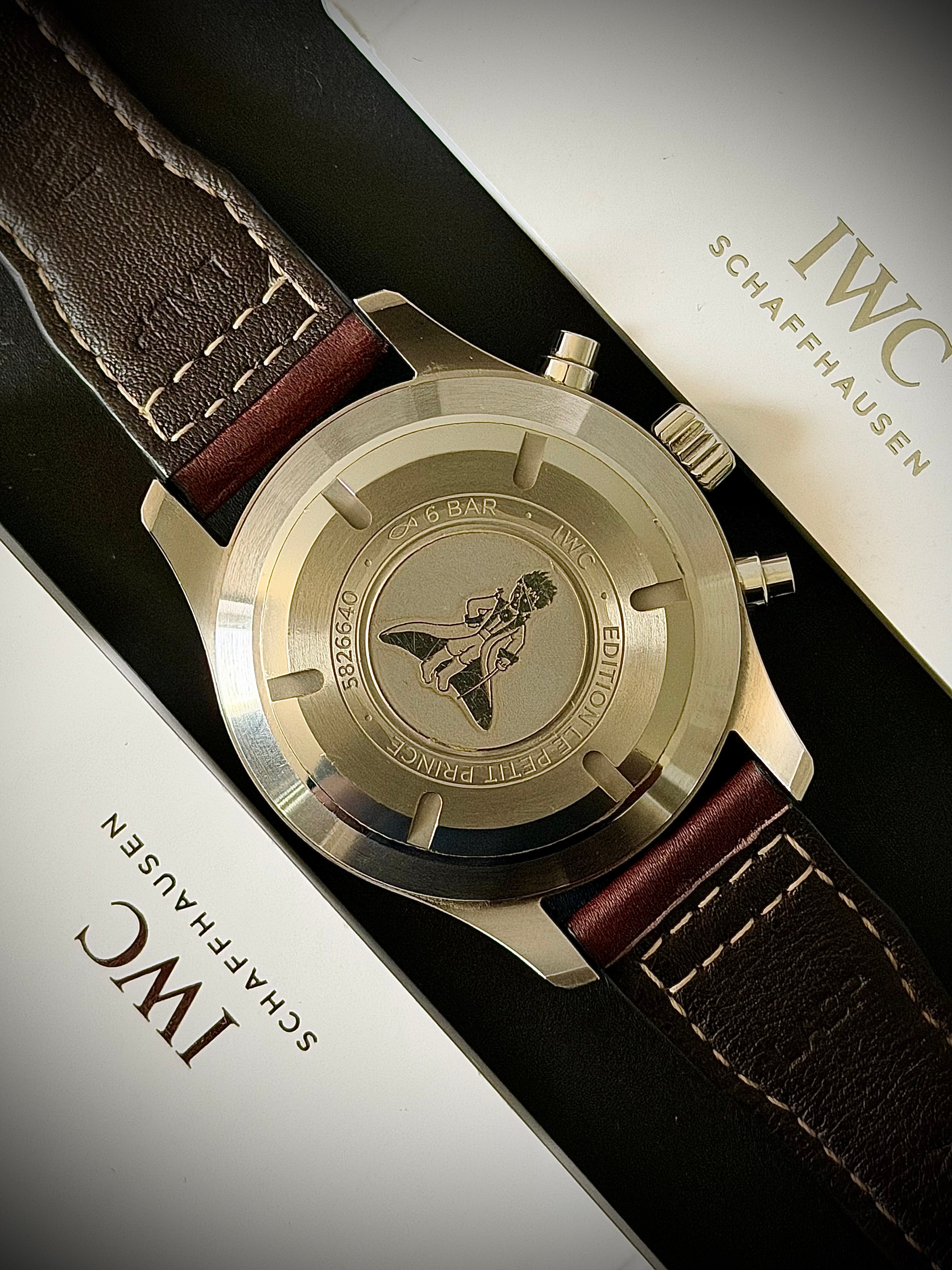 2021 IWC PILOT’S WATCH CHRONOGRAPH “LE PETIT PRINCE”, IW377714, FULL SET, INC GST