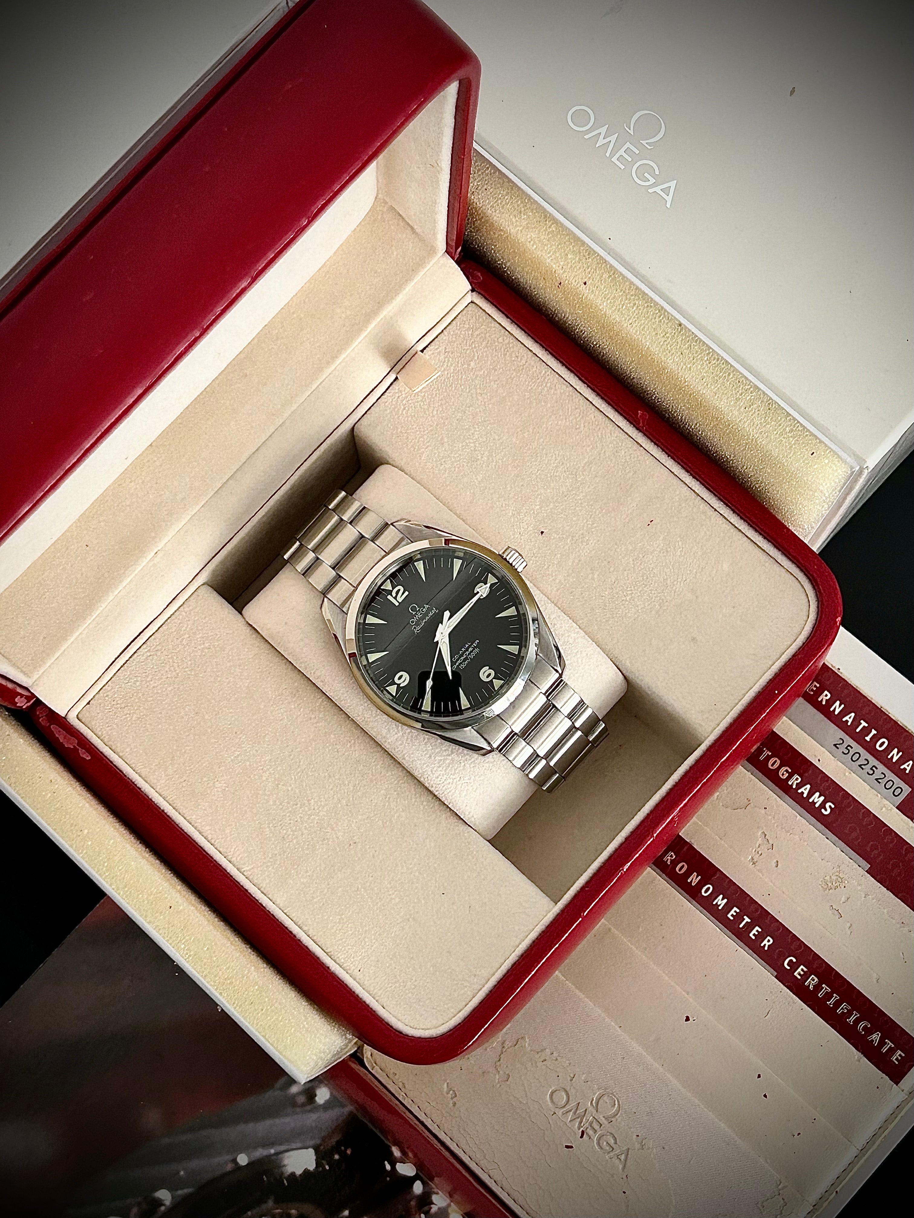 2009 OMEGA SEAMASTER RAILMASTER 41, 2502.52.00, FULL SET, INC GST