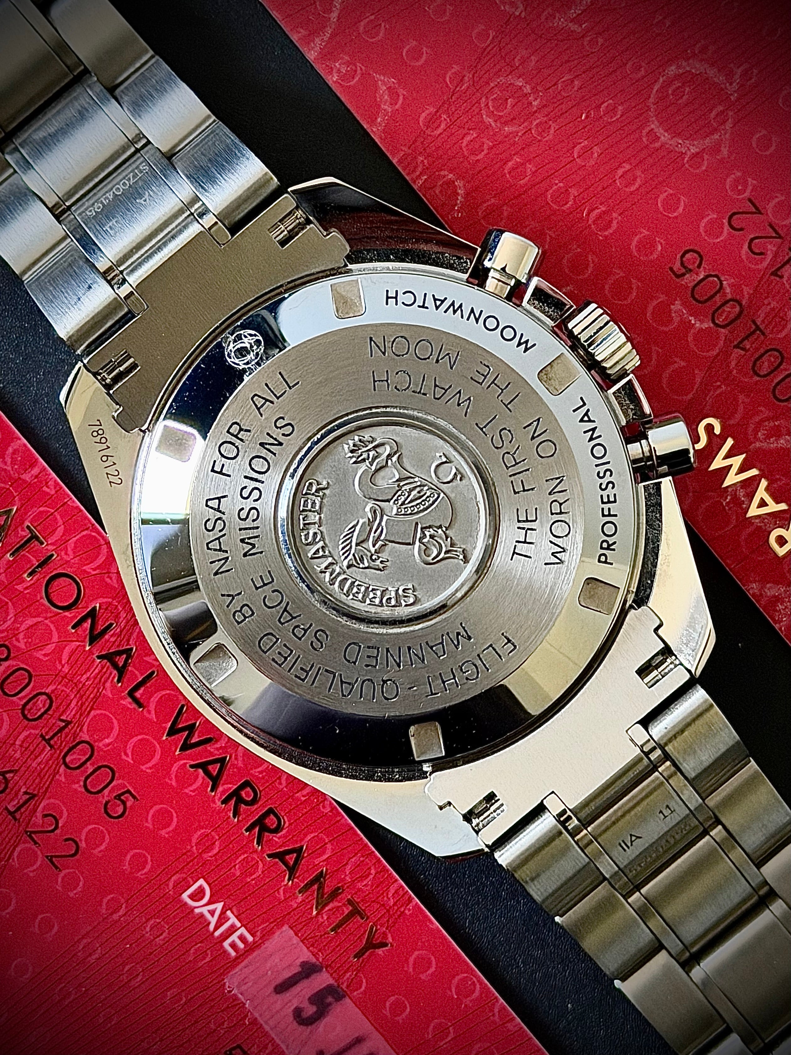 2021 OMEGA SPEEDMASTER PROFESSIONAL MOONWATCH, FULL SET, INC GST