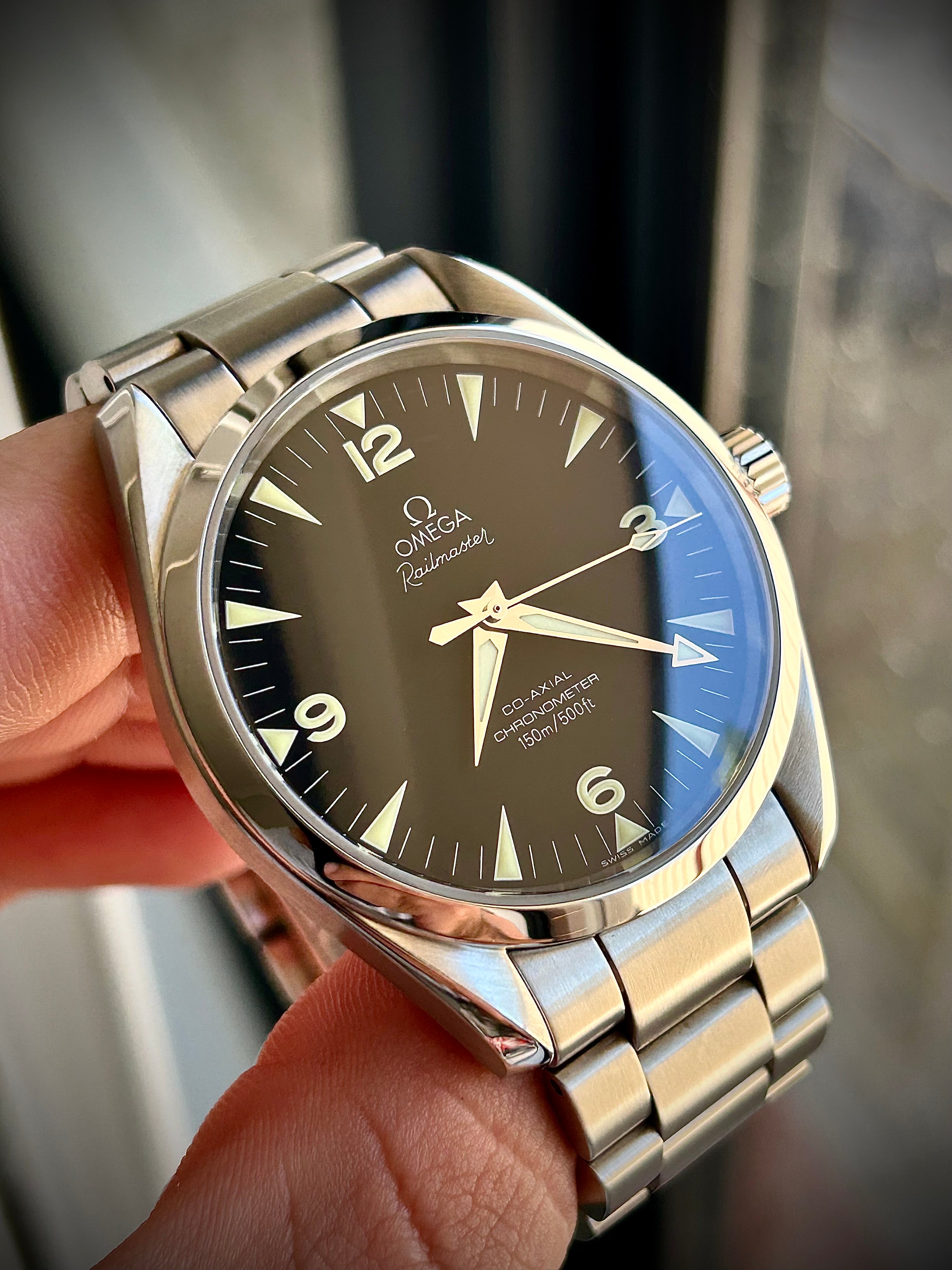 2009 OMEGA SEAMASTER RAILMASTER 41, 2502.52.00, FULL SET, INC GST