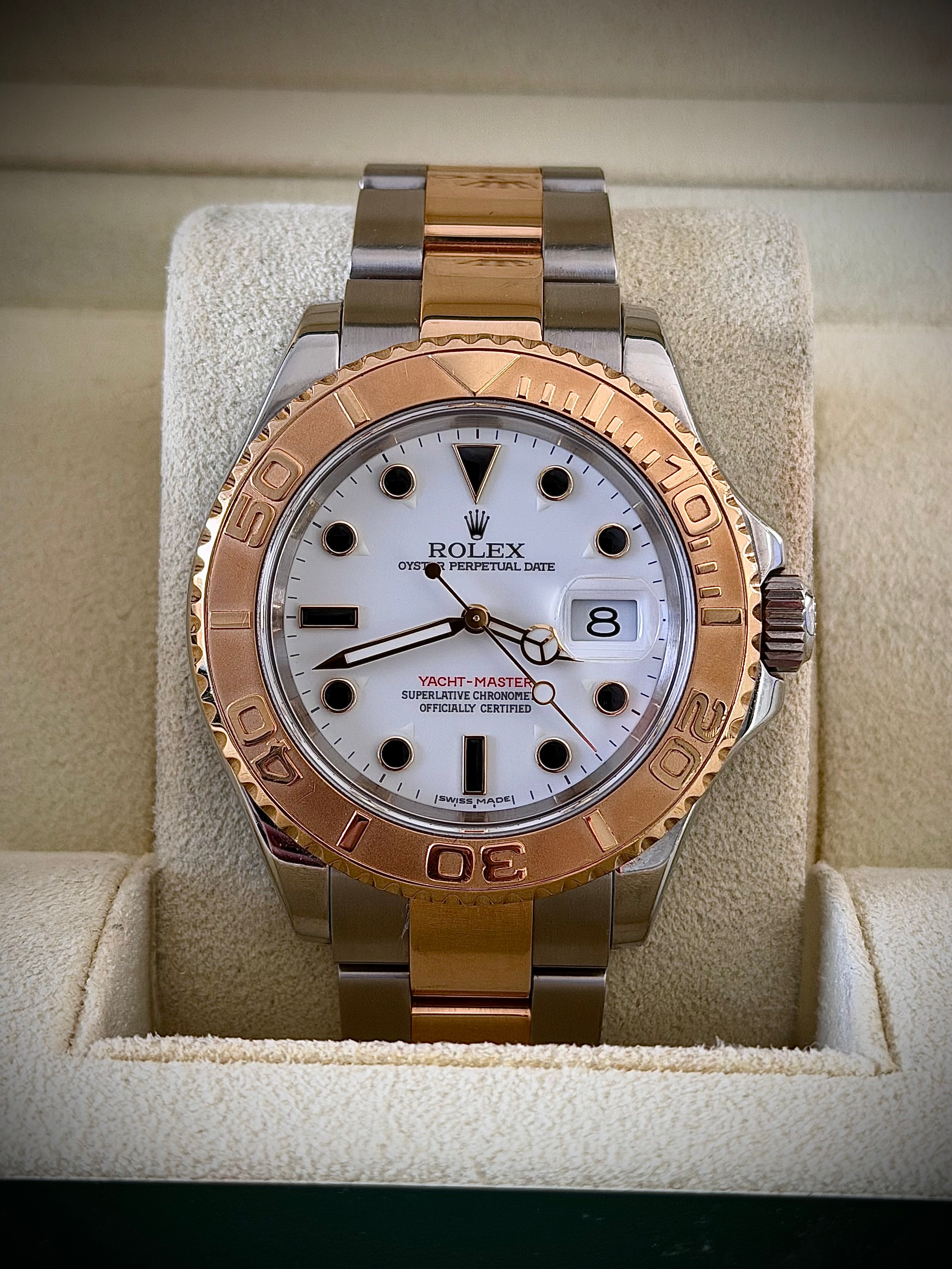 2006 ROLEX YACHT-MASTER, 16623, BOX & PAPERS, INC GST