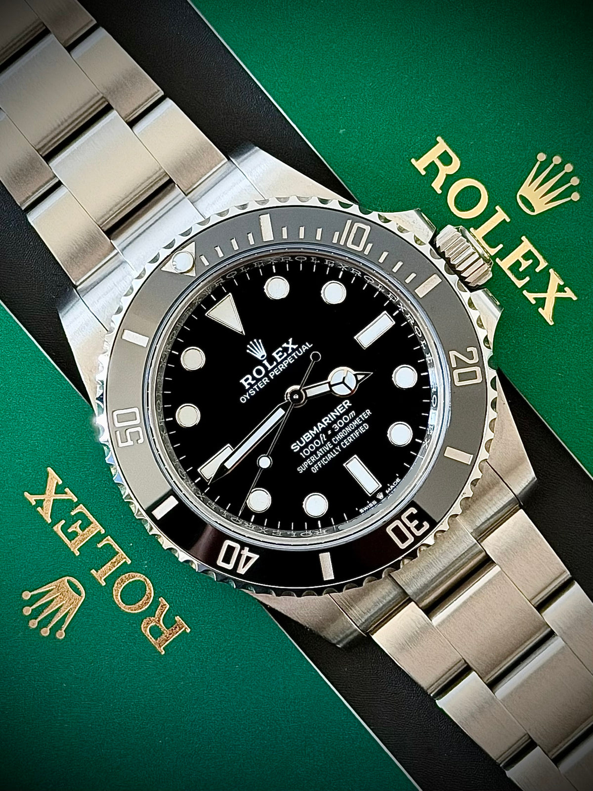 2022 ROLEX SUBMARINER, 124060, NO DATE, FULL SET, NEAR MINT CONDITION, INC GST