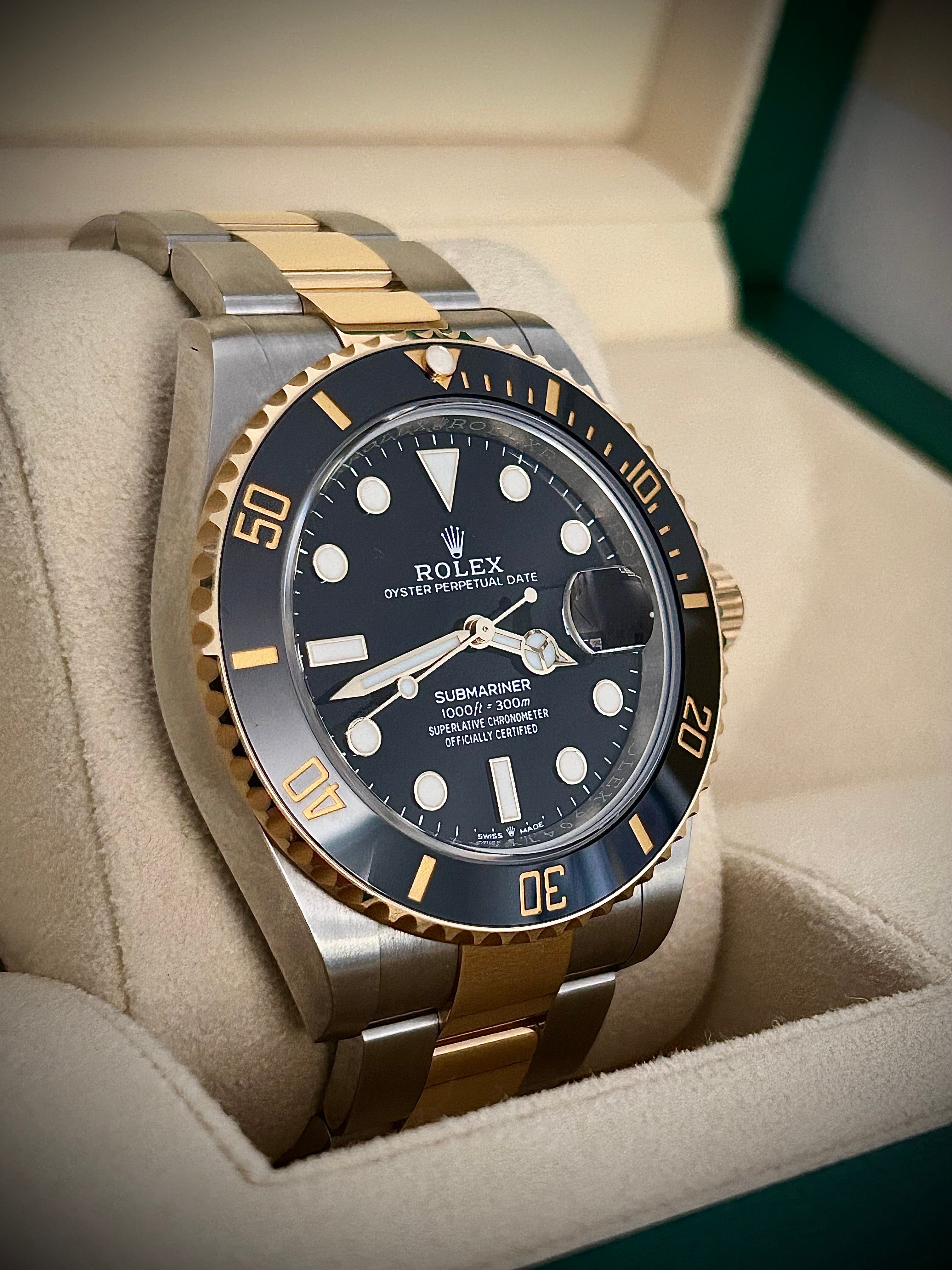 2024 ROLEX SUBMARINER DATE TWO TONE, 126613LN, FULL SET, INC GST