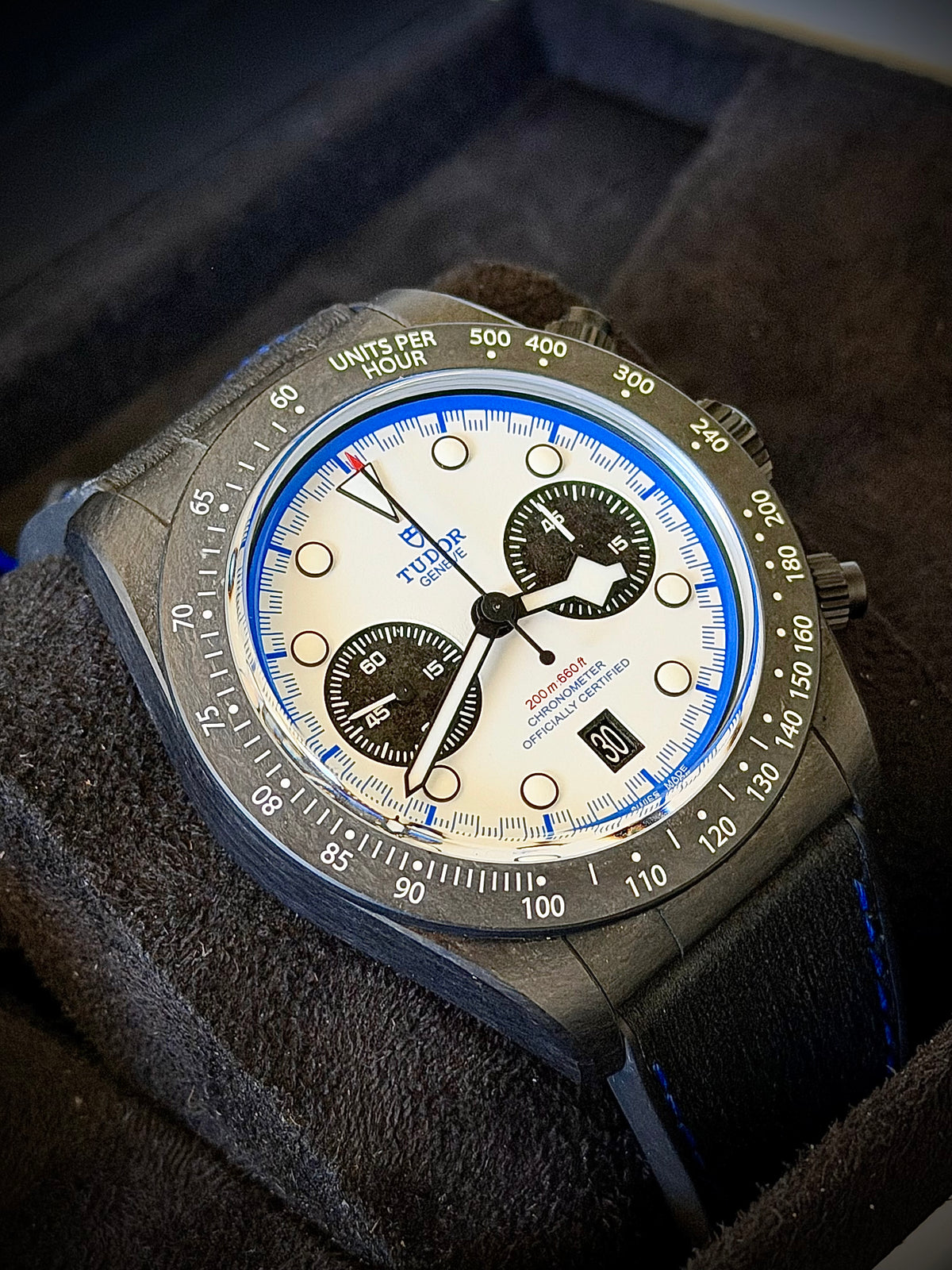 2025 TUDOR BLACK BAY CHRONO “CARBON 25”, M79377KN-0001, LIMITED EDITION, FULL SET, MINT CONDITION, INC GST