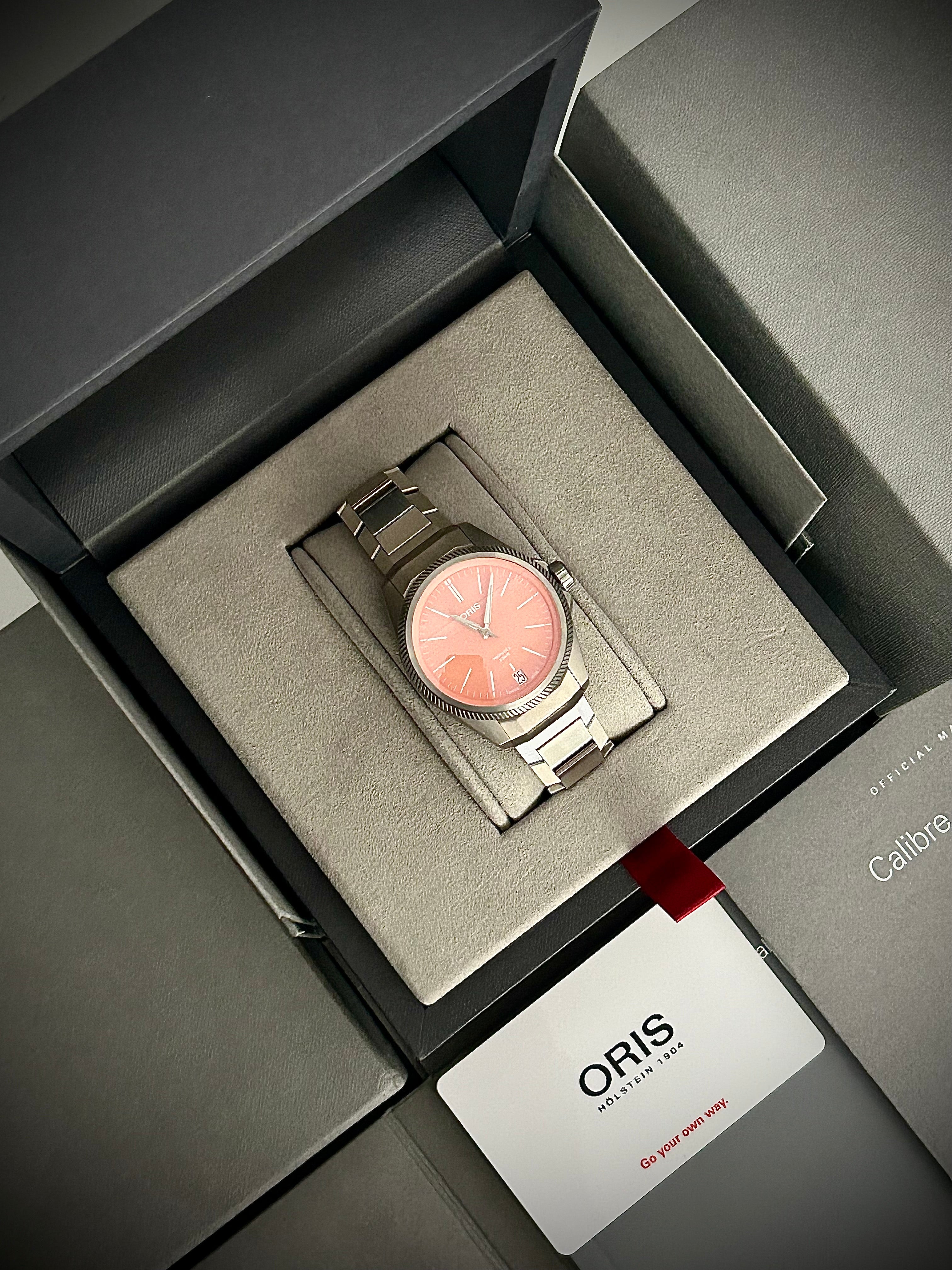 2024 ORIS PRO PILOT X, ORANGE DIAL, FULL SET, INC GST