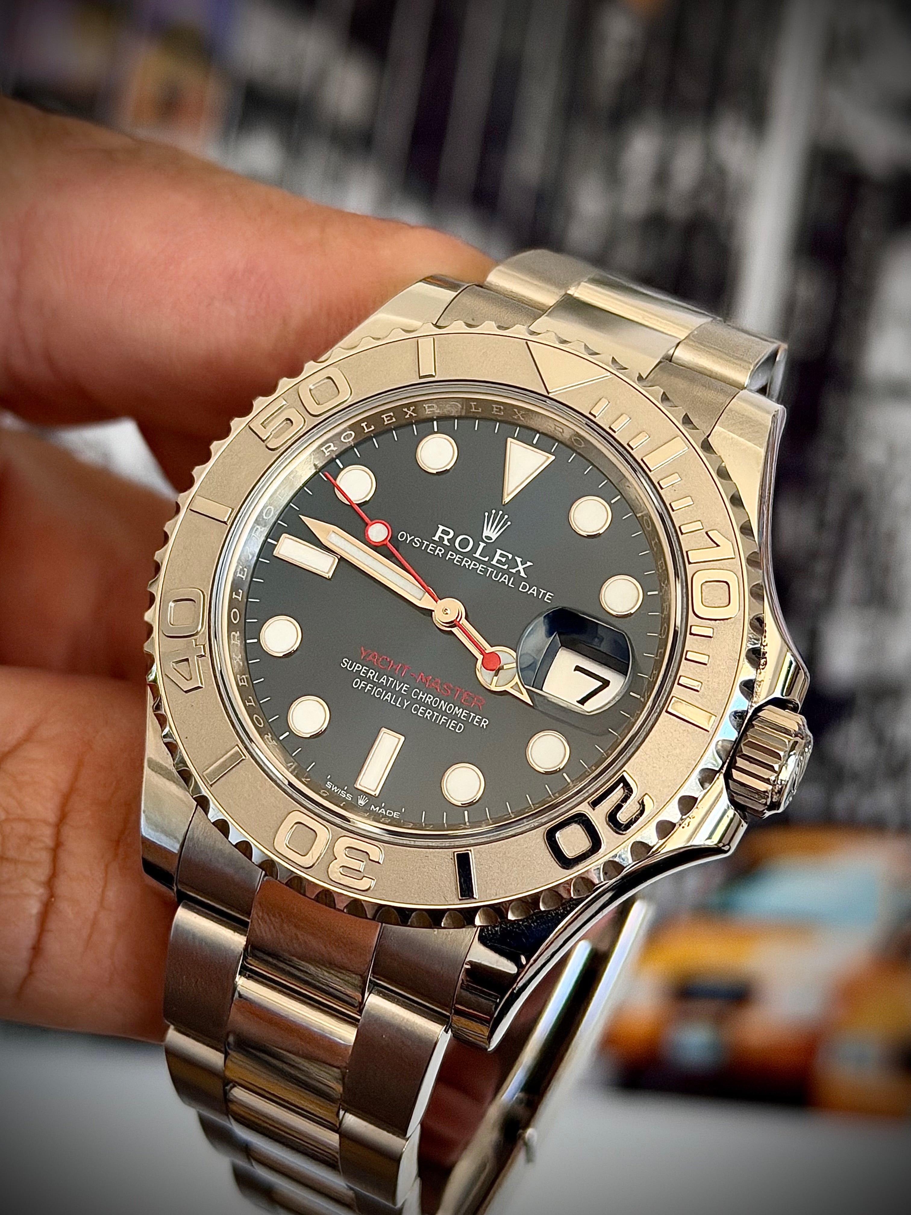 2022 ROLEX YACHT-MASTER 40, BLUE DIAL, 126622, BOX AND PAPERS, INC GST