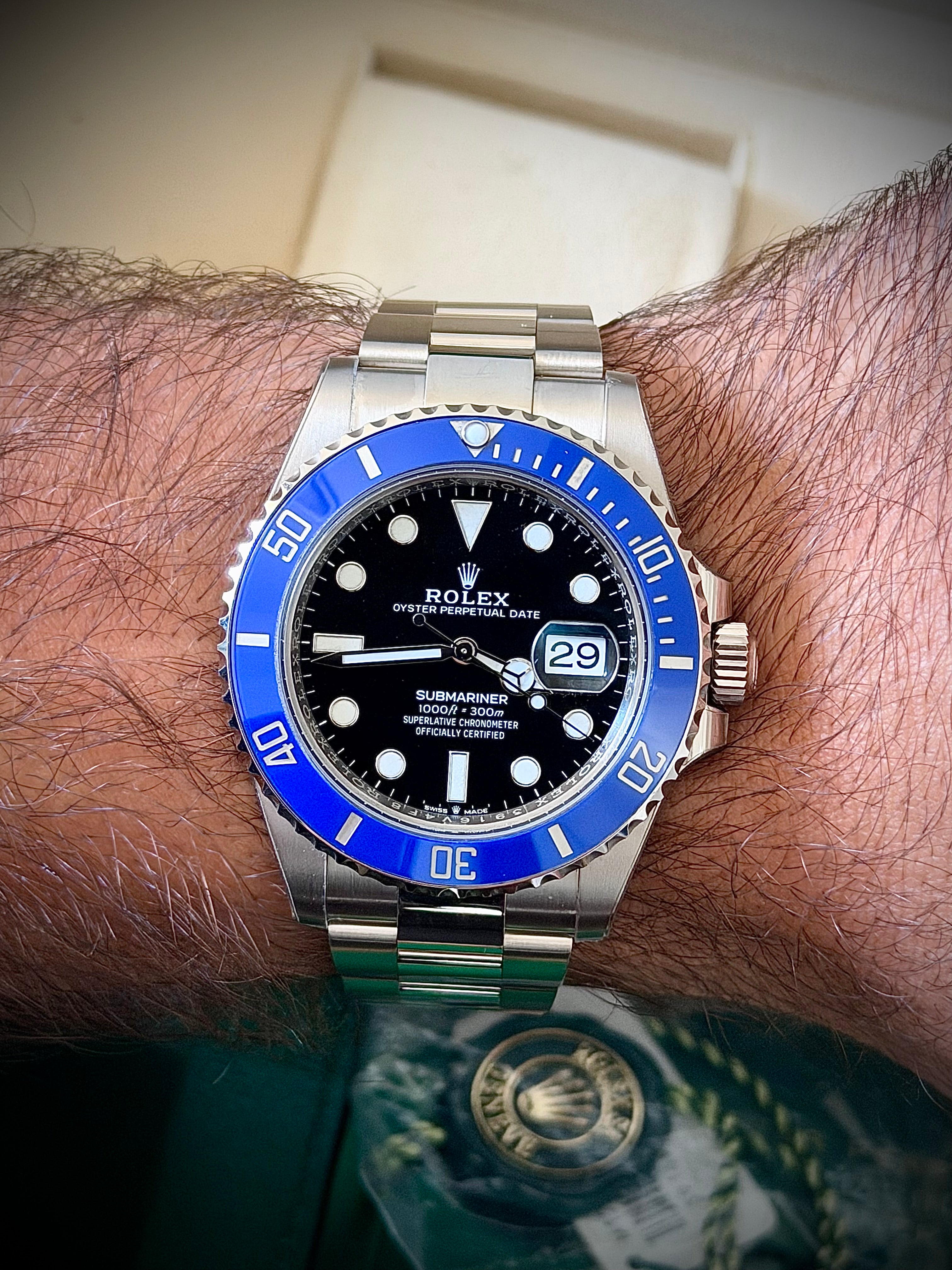 2023 ROLEX SUBMARINER DATE, 126619LB, COOKIE MONSTER, FULL SET, INC GST