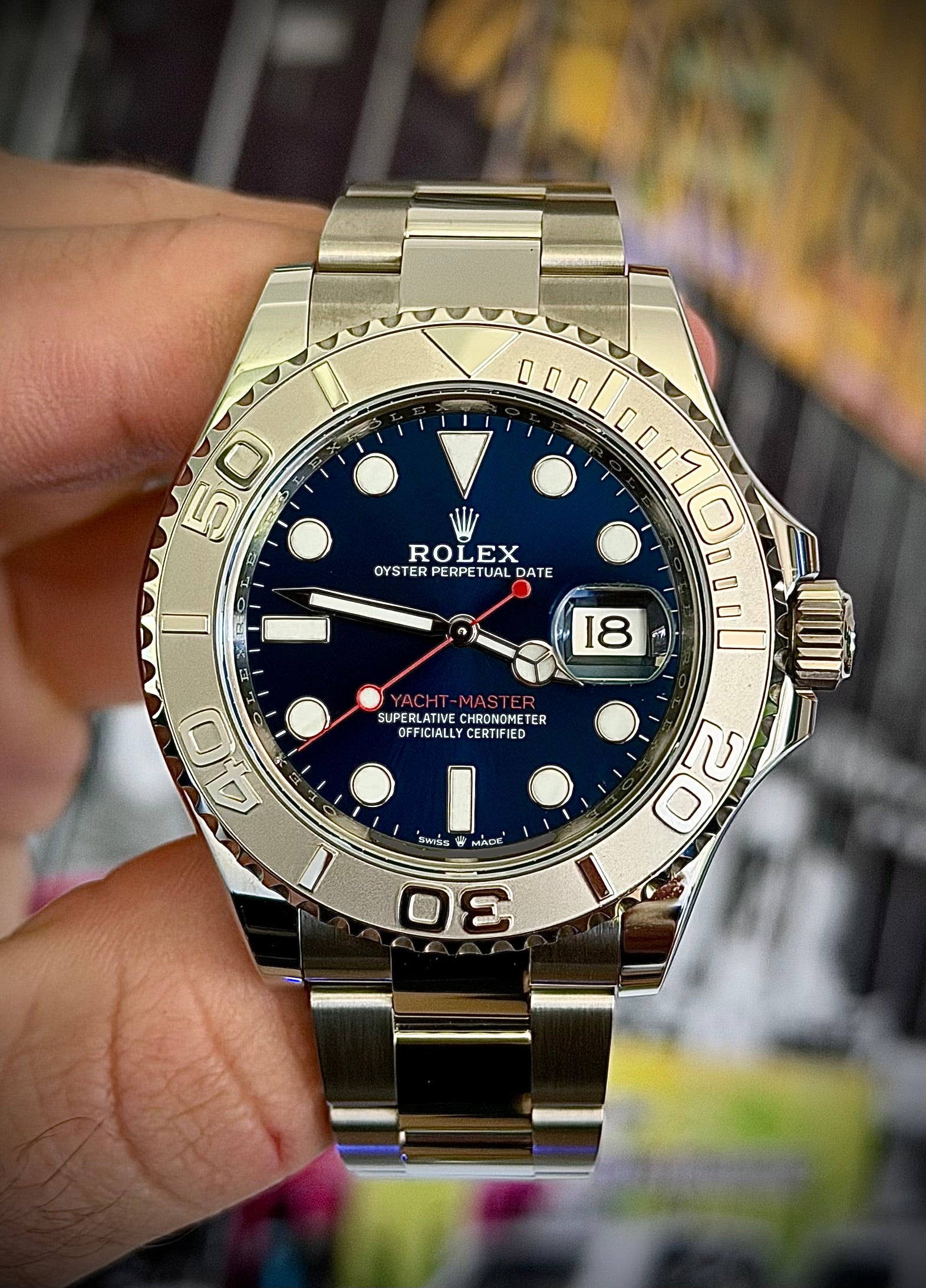 2024 ROLEX YACHT-MASTER 40, 126622, BLUE DIAL, FULL SET, INC GST