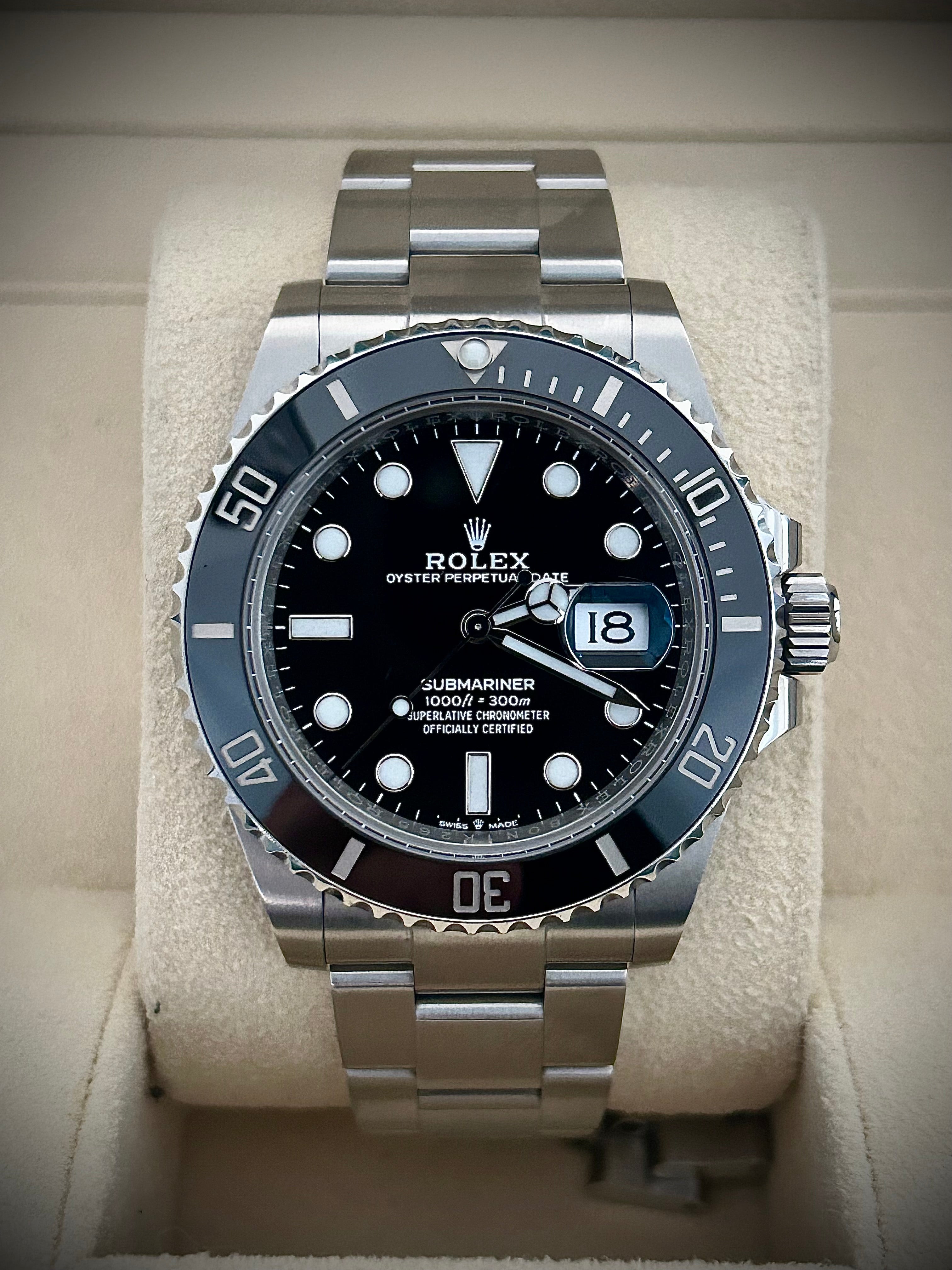 2024 ROLEX SUBMARINER DATE, 126610LN, FULL SET, INC GST