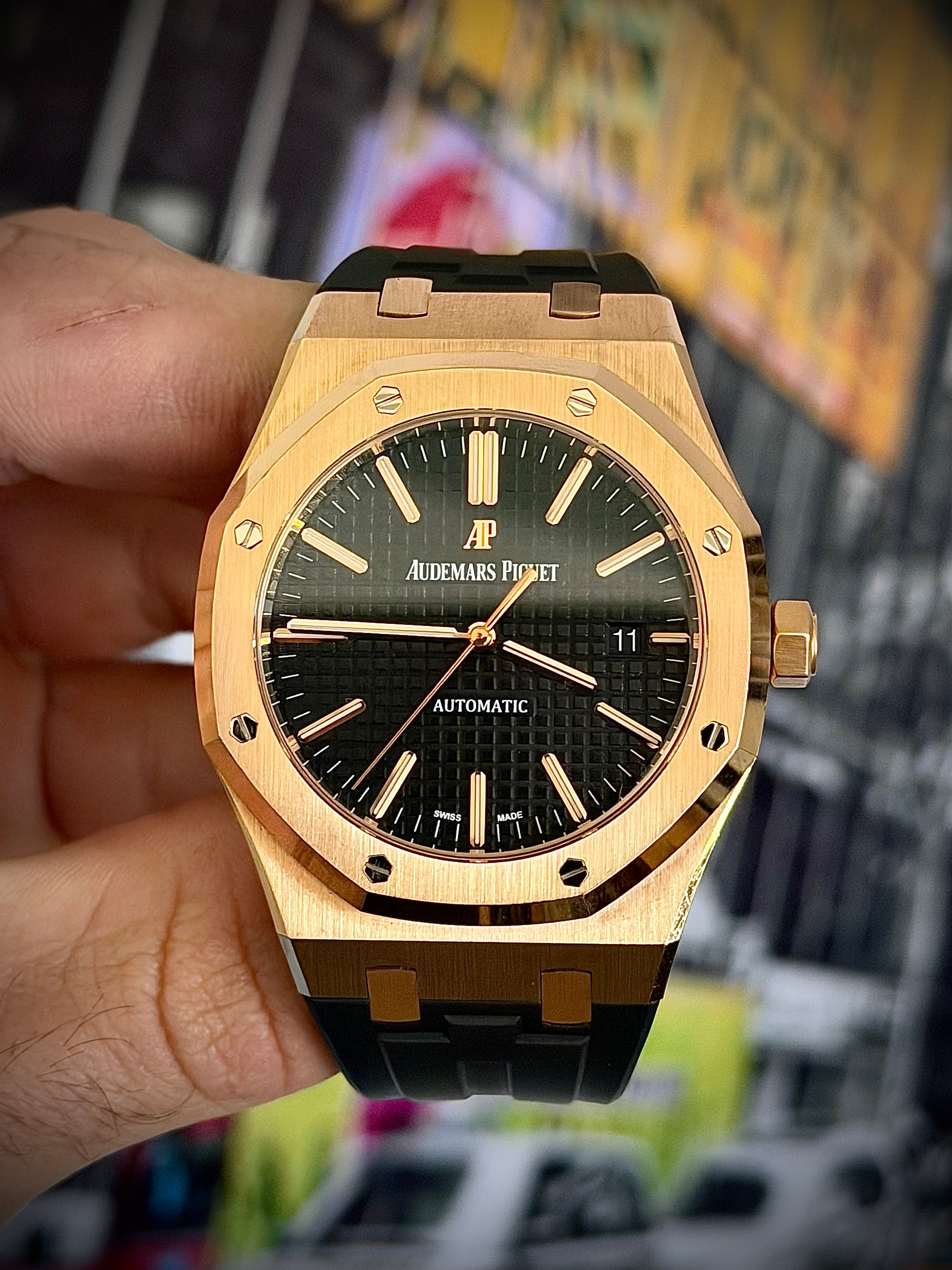 2017 AUDEMARS PIGUET ROYAL OAK, 15400OR, FULL SET, INC GST