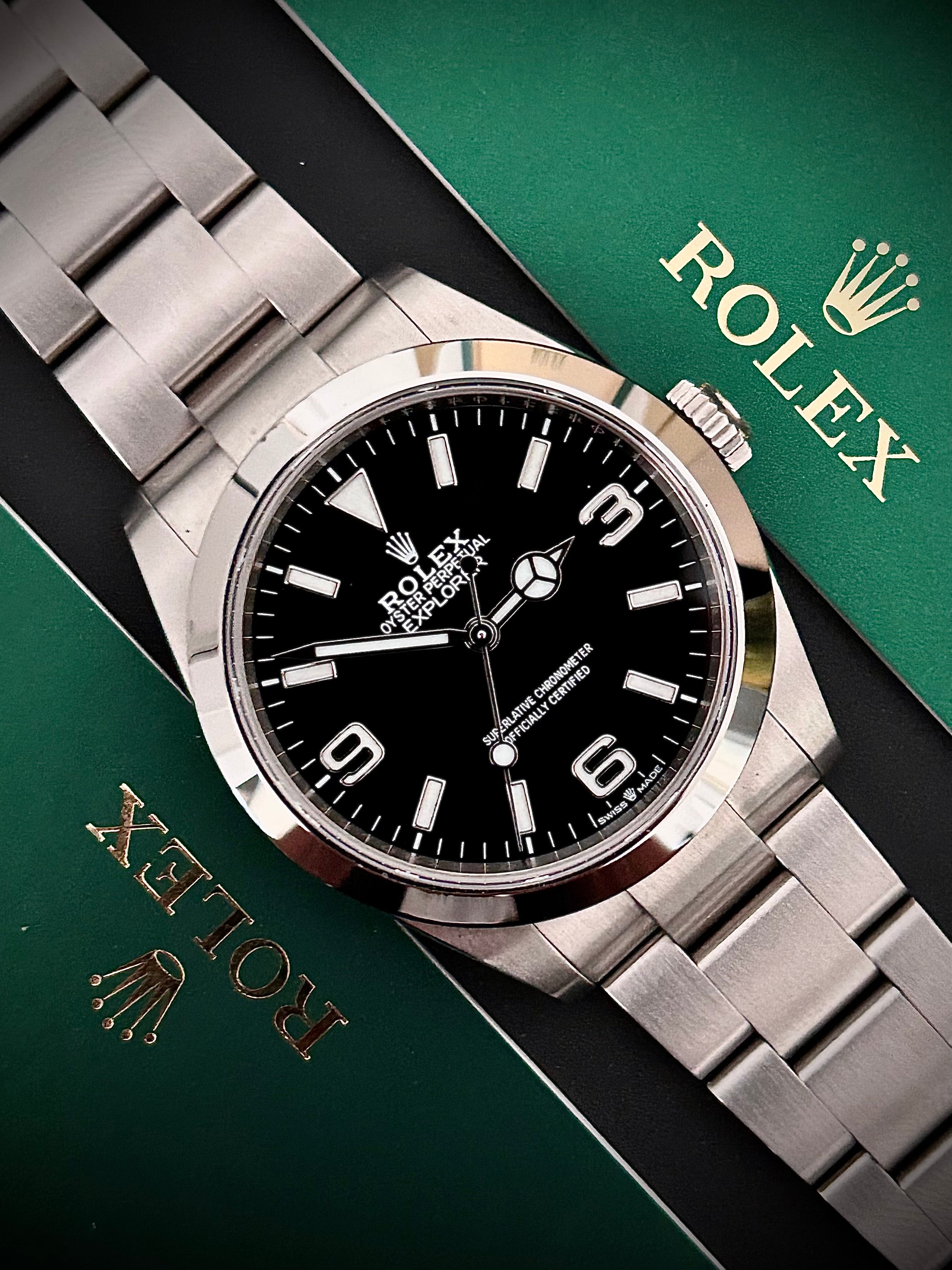 2023 ROLEX EXPLORER 40, 224270, FULL SET, INC GST