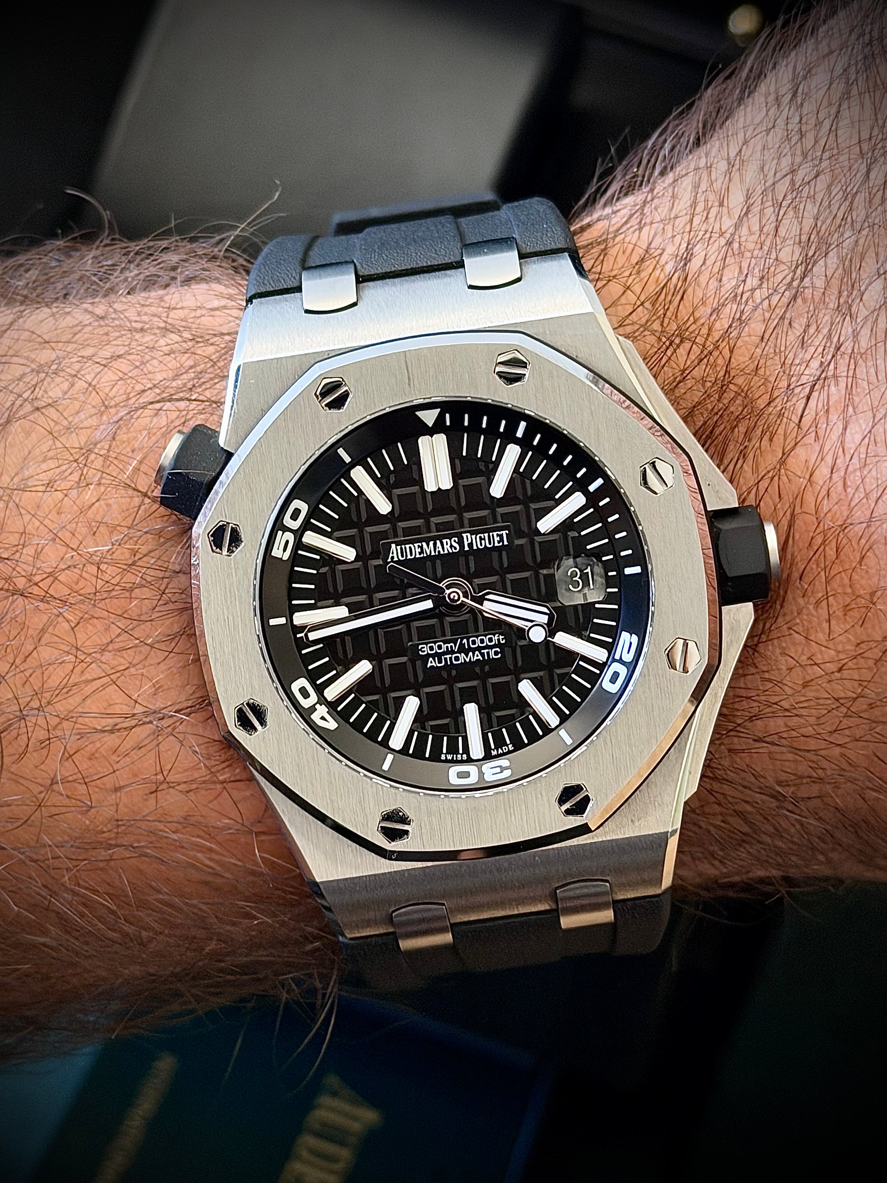 2018 AUDEMARS PIGUET ROYAL OAK OFFSHORE DIVER, FULL SET, INC GST