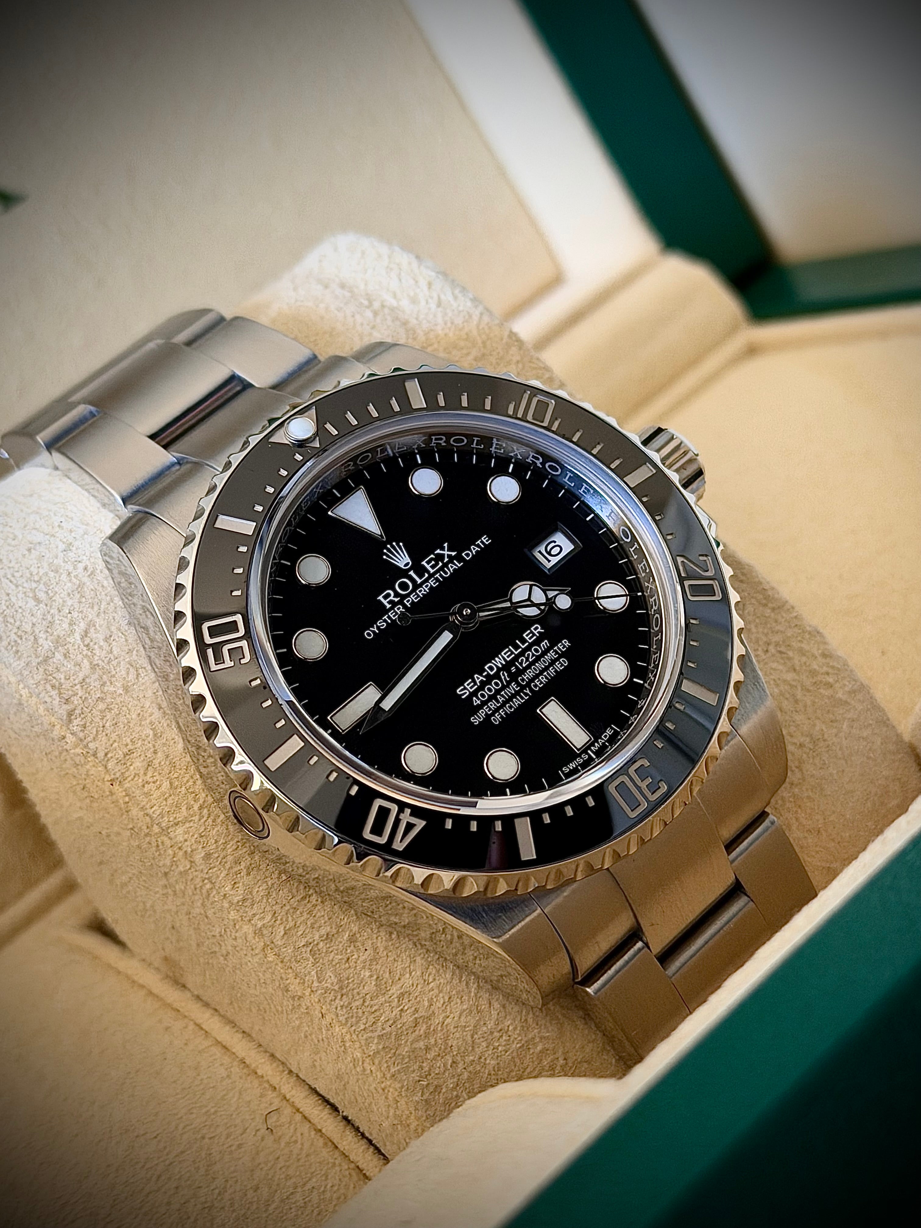 2017 ROLEX SEA-DWELLER 4000, 116600, FULL SET, INC GST