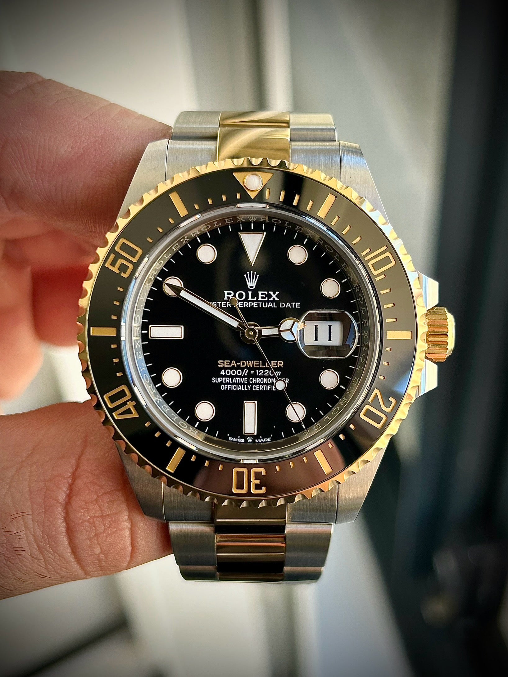 2022 ROLEX SEA DWELLER, TWO TONE, 126603, FULL SET, INC GST