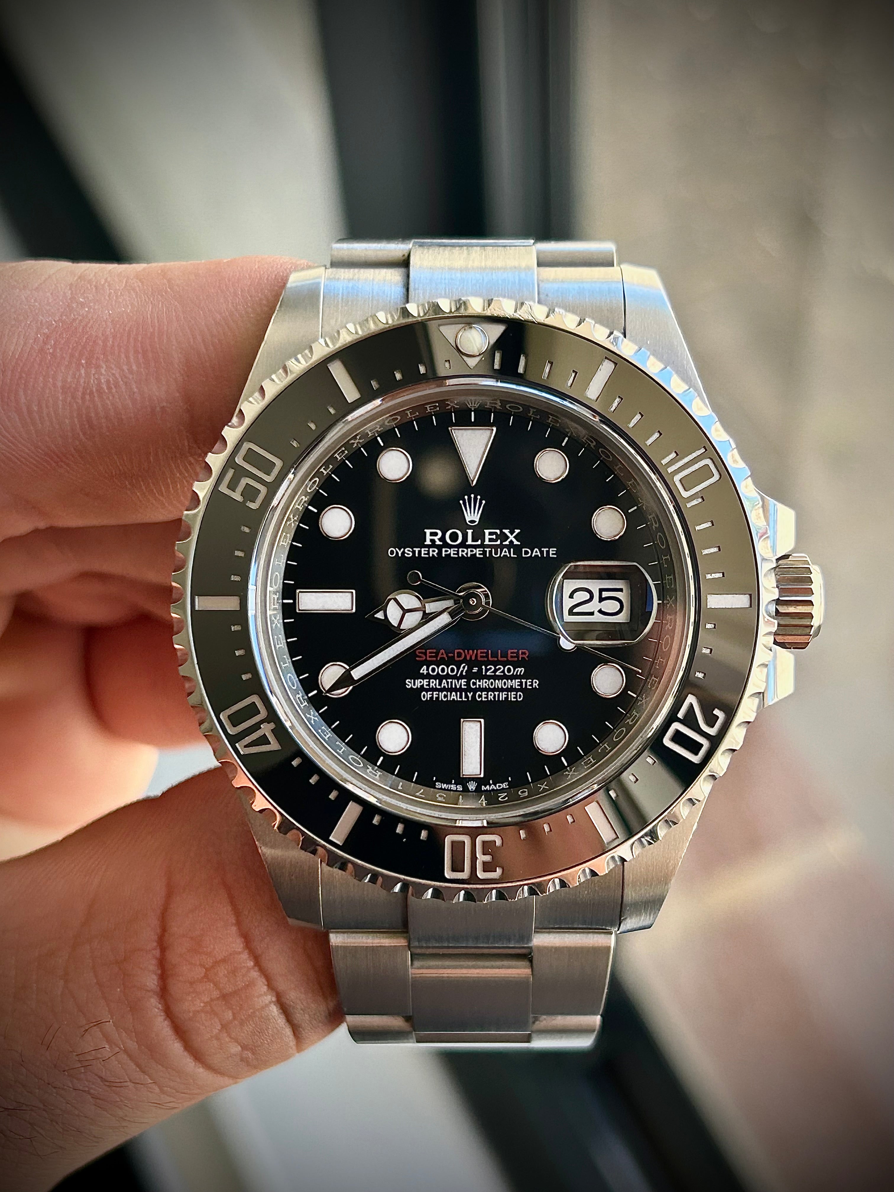 2020 ROLEX SEA DWELLER, 126600, BOX AND PAPERS, INC GST