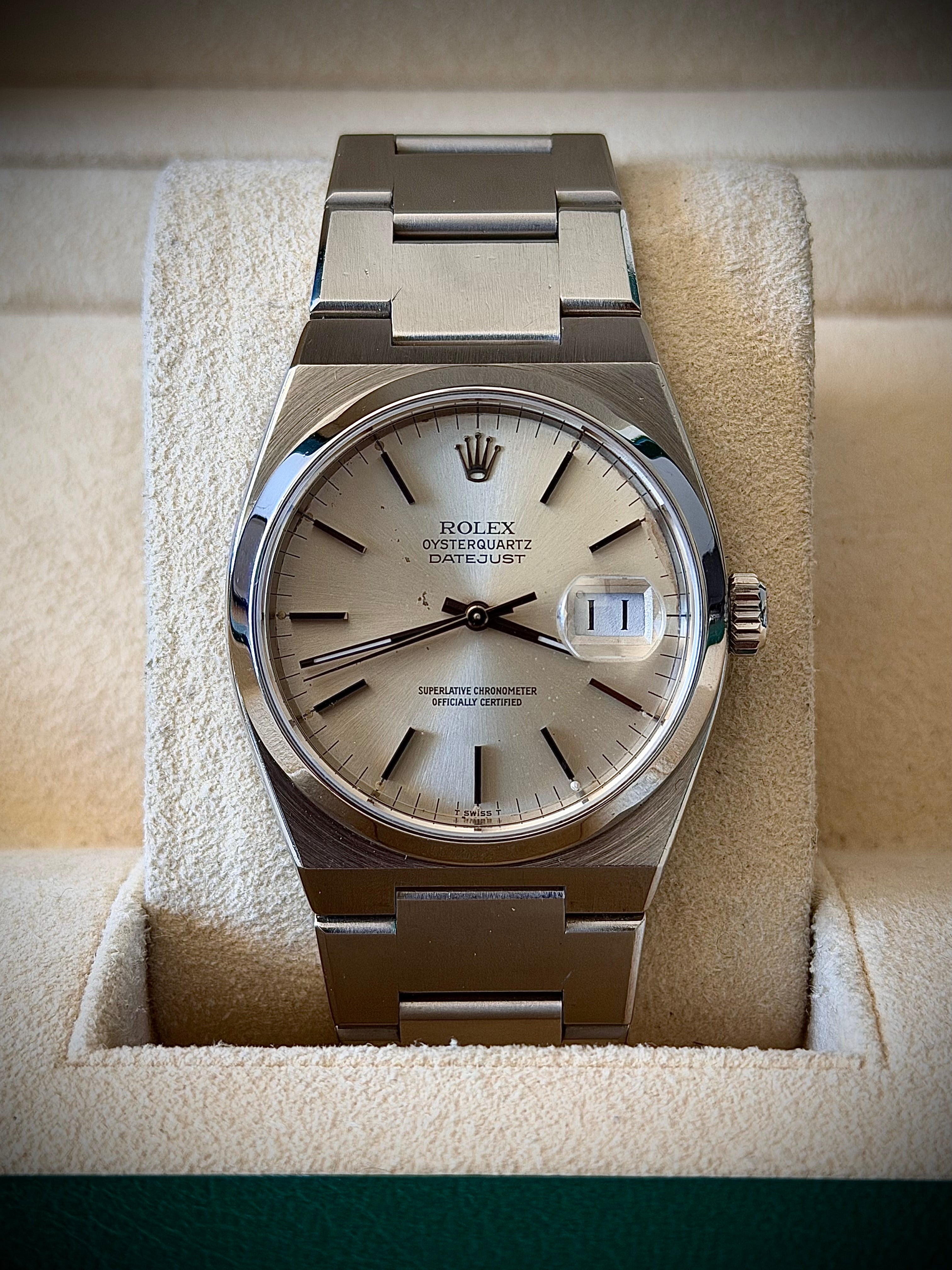1979 ROLEX OYSTERQUARTZ DATEJUST, 17000, WATCH ONLY, INC GST