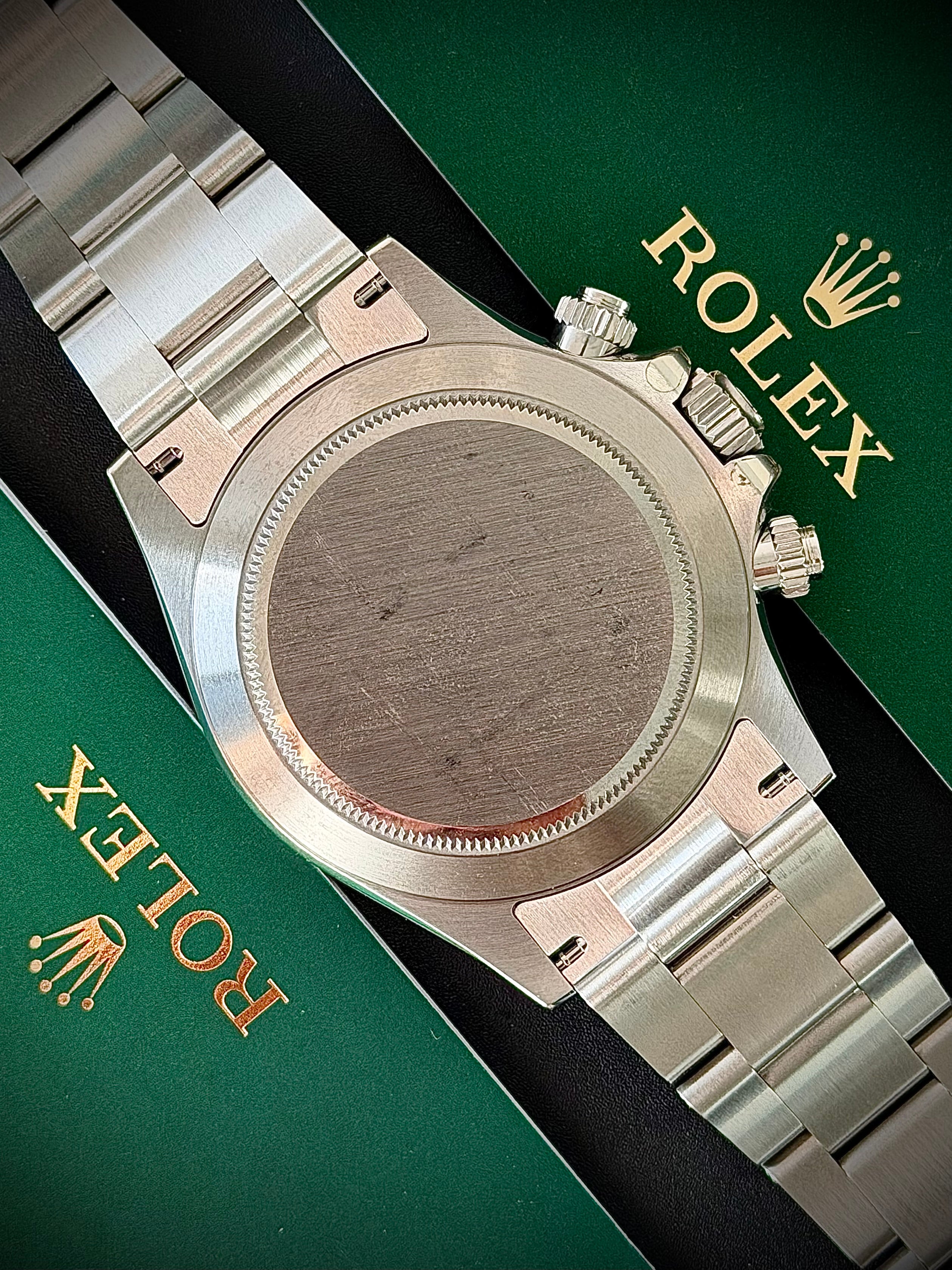 2022 ROLEX COSMOGRAPH DAYTONA, “PANDA” 116500LN, NEAR NEW FACTORY STICKERED, FULL SET, INC GST