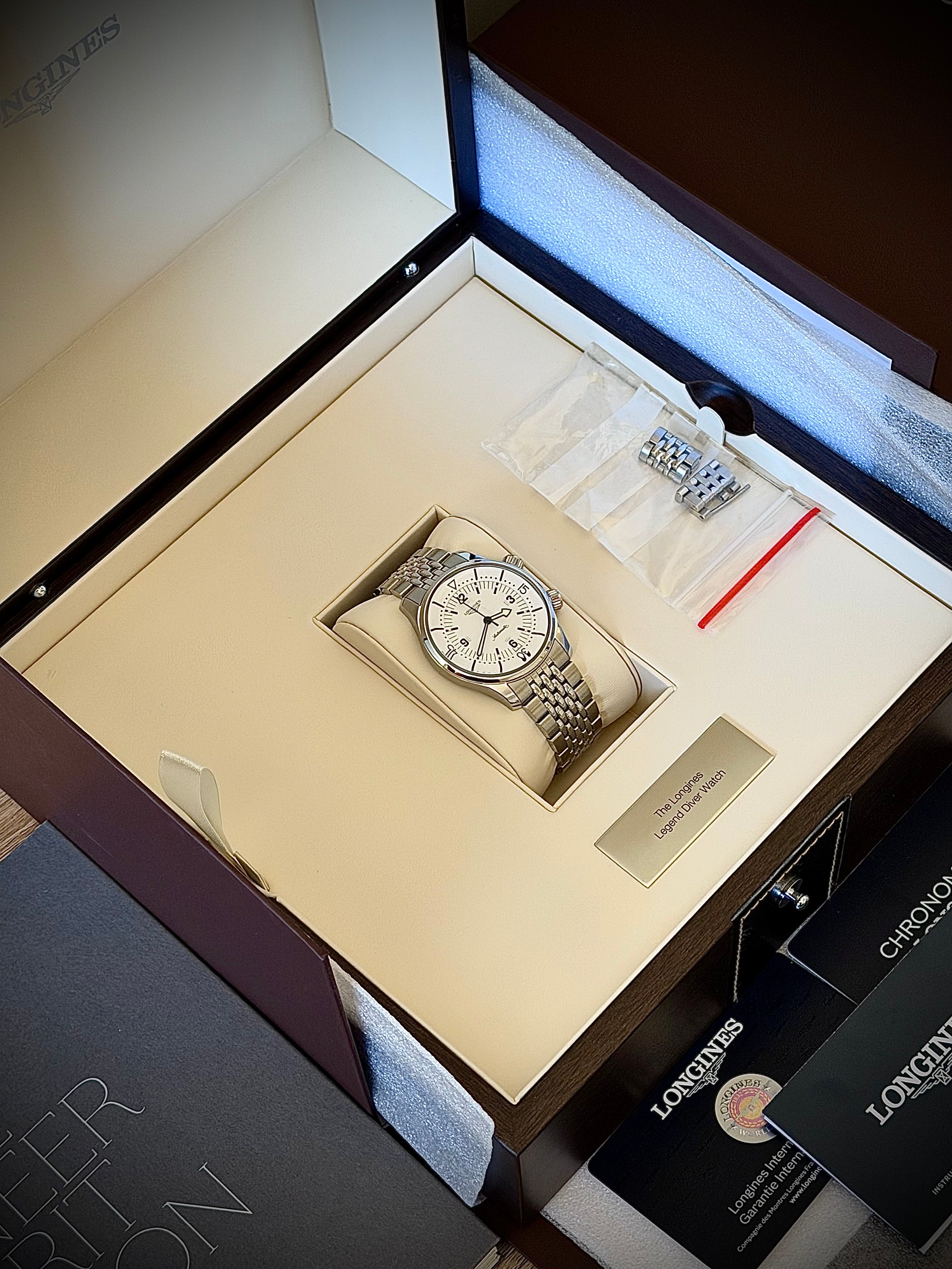 2025 LONGINES LEGEND DIVER, FULL SET, INC GST