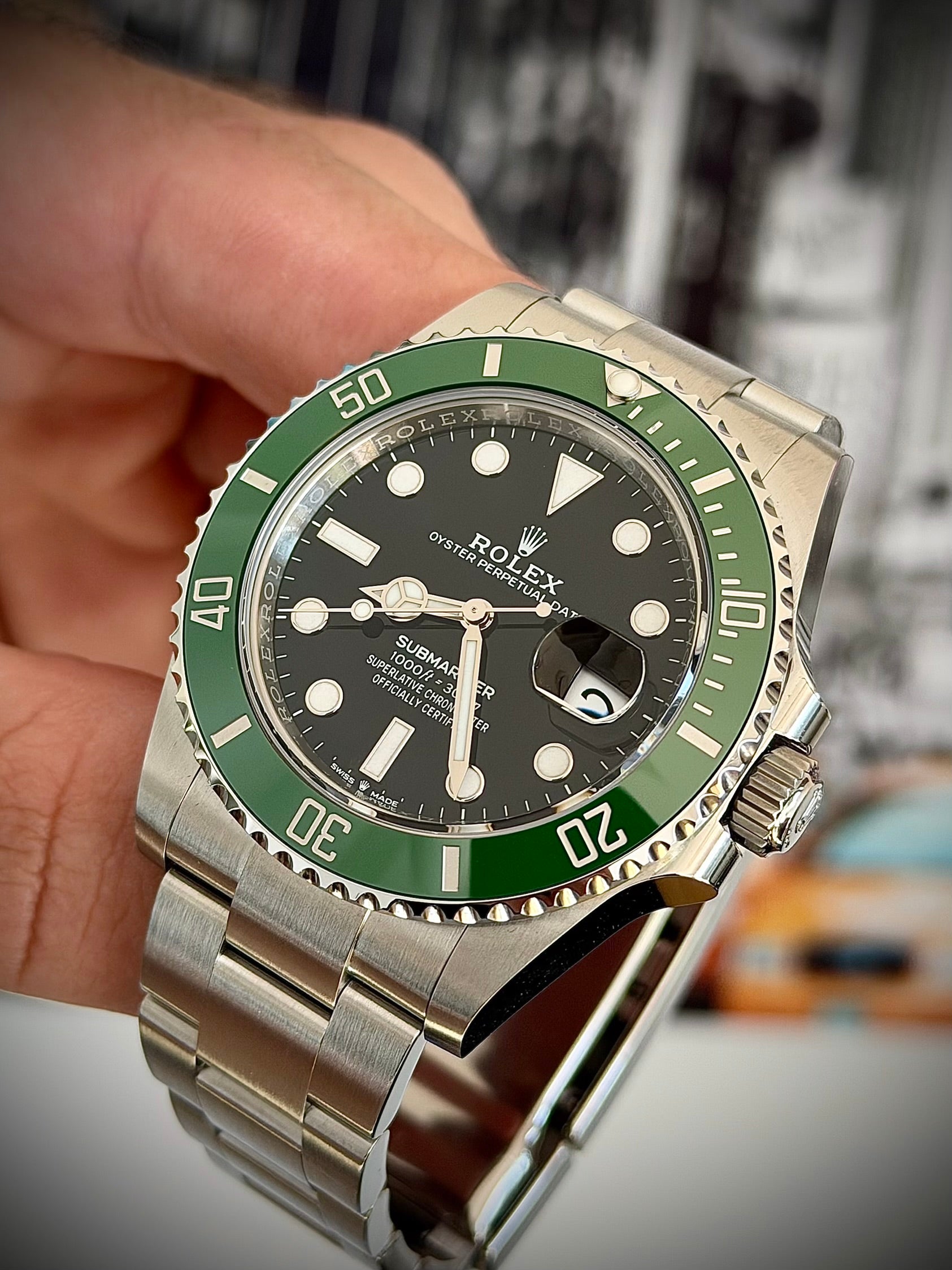 2025 ROLEX SUBMARINER DATE, 126610LV, STARBUCKS, FULL SET, INC GST