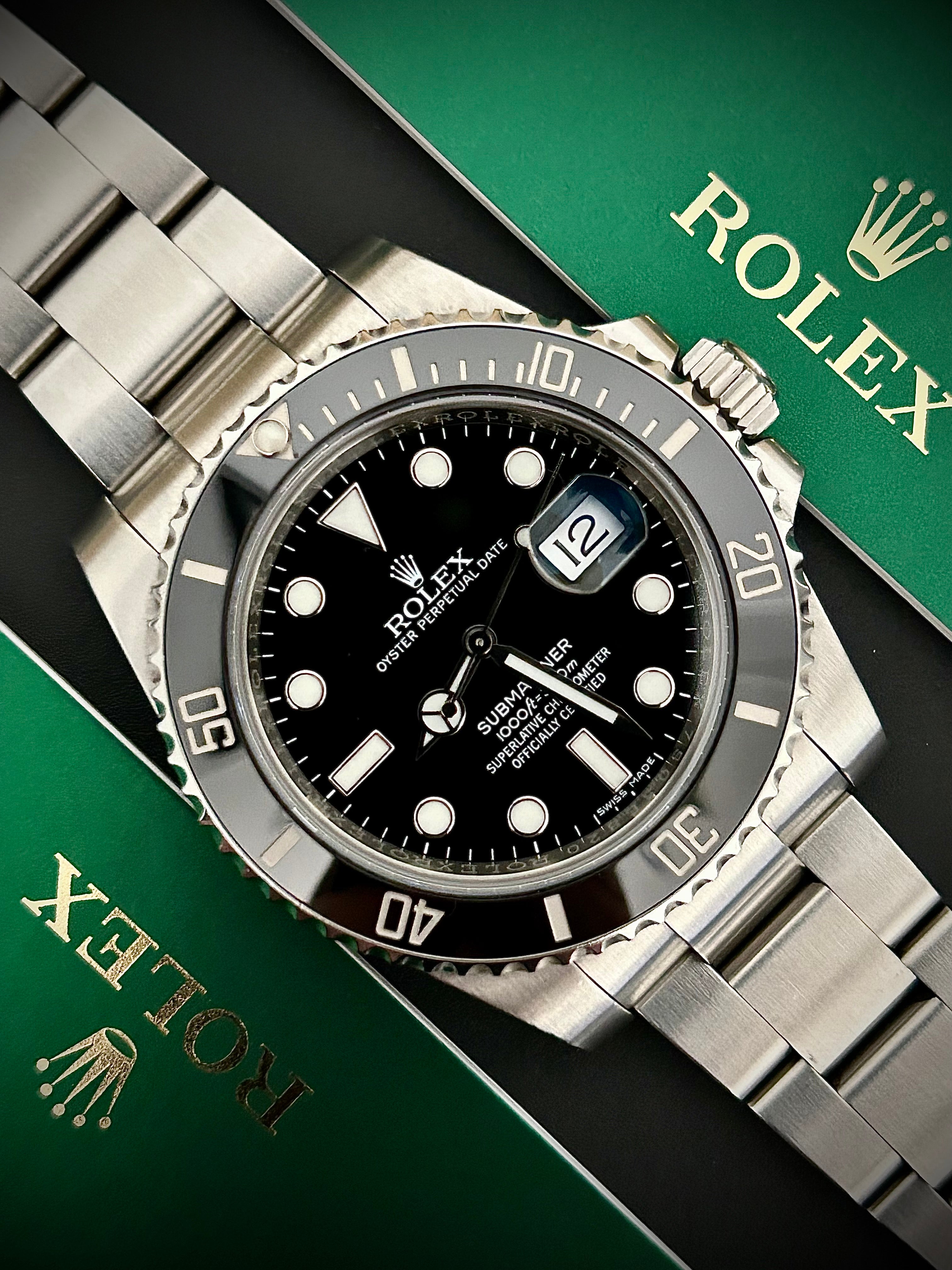 2017 ROLEX SUBMARINER DATE 116610LN, FULL SET, INC GST