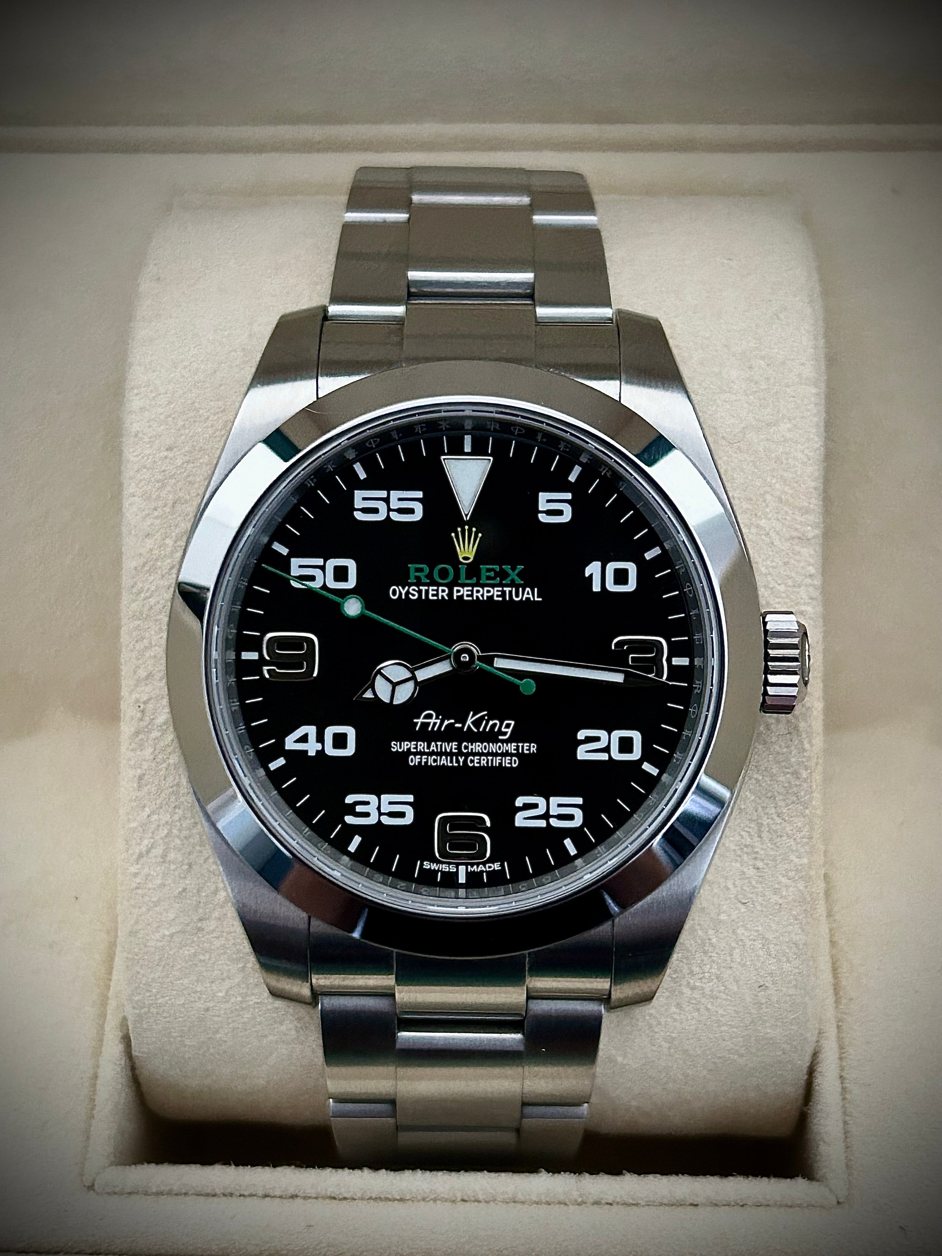 2017 ROLEX AIR KING 116900 FULL SET INC GST