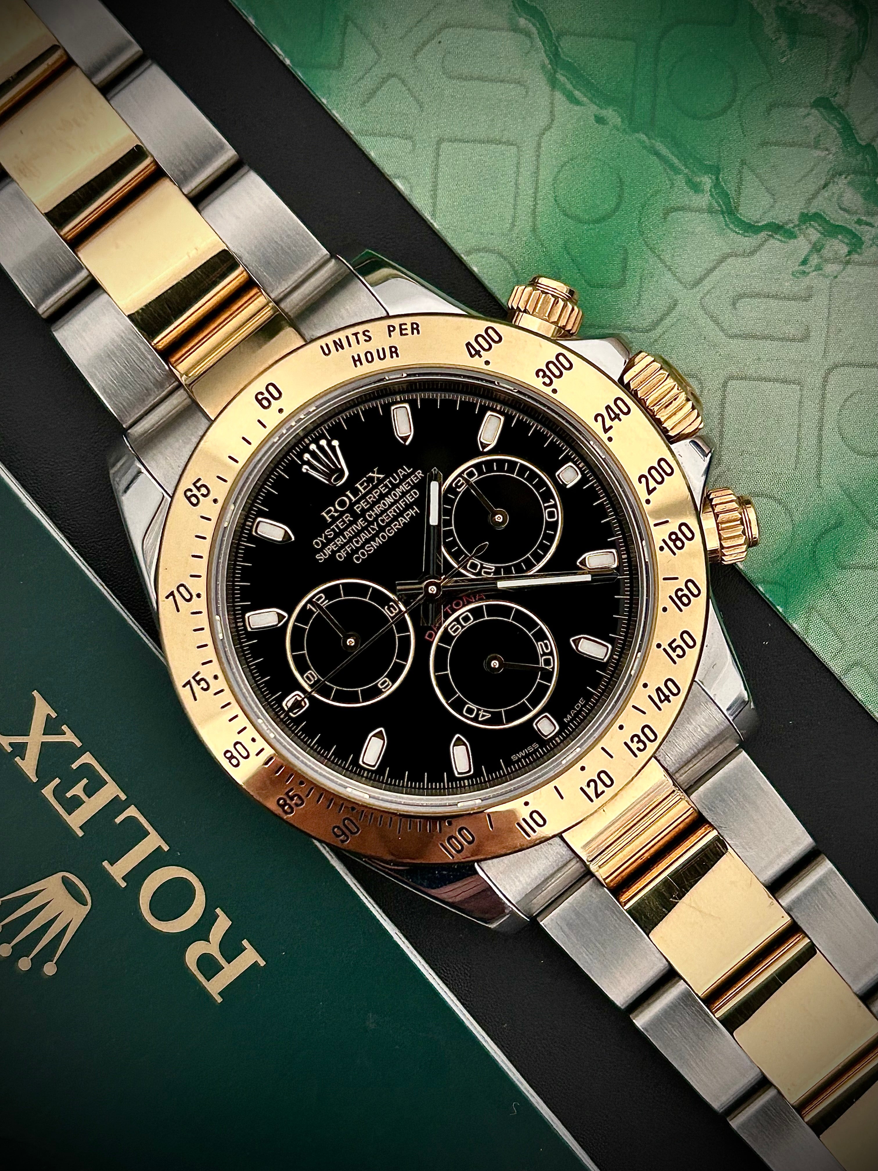 2005 ROLEX COSMOGRAPH DAYTONA, 116523, FULL SET, INC GST