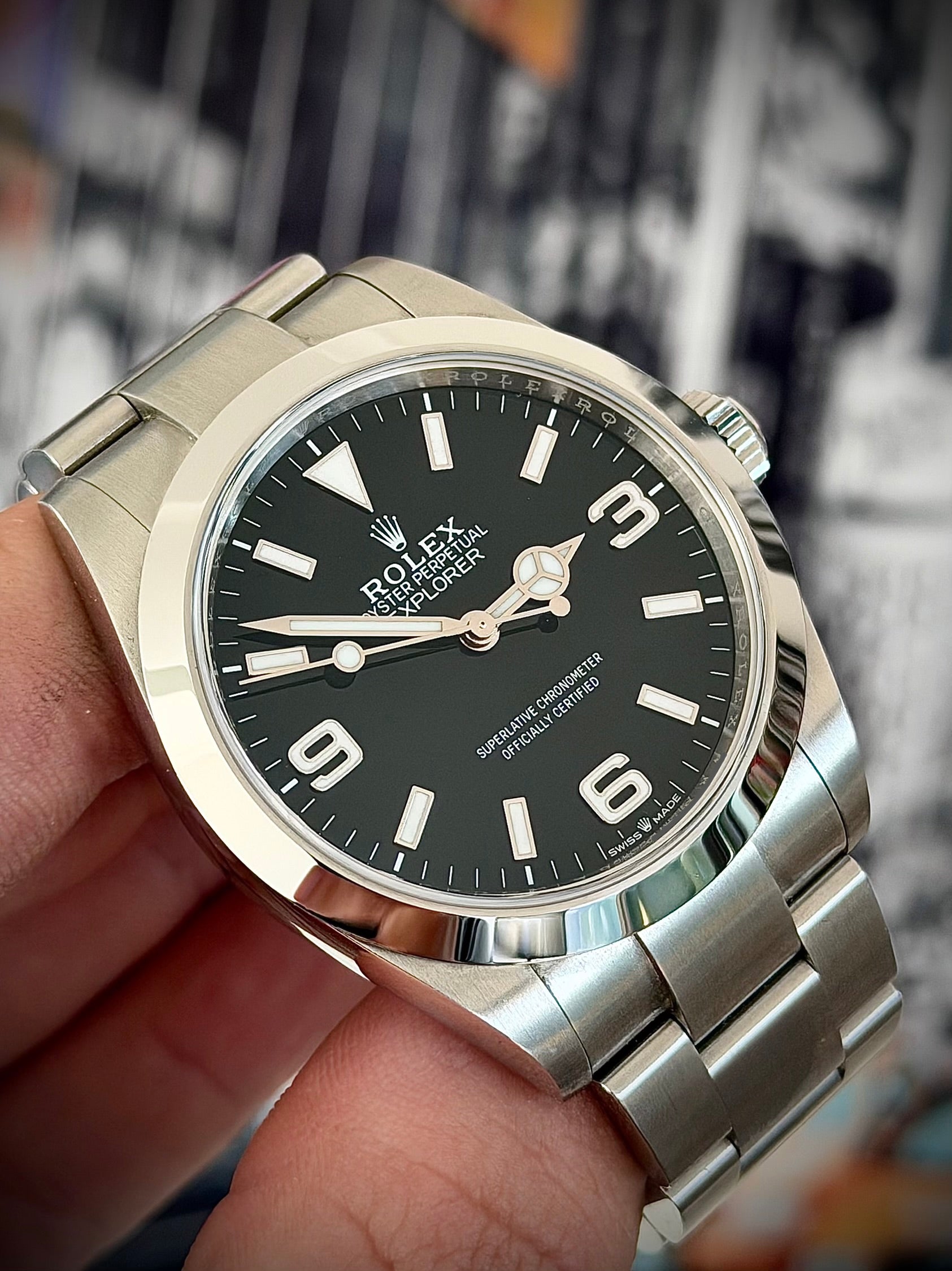 2024 ROLEX EXPLORER 40, 224270, FULL SET, INC GST