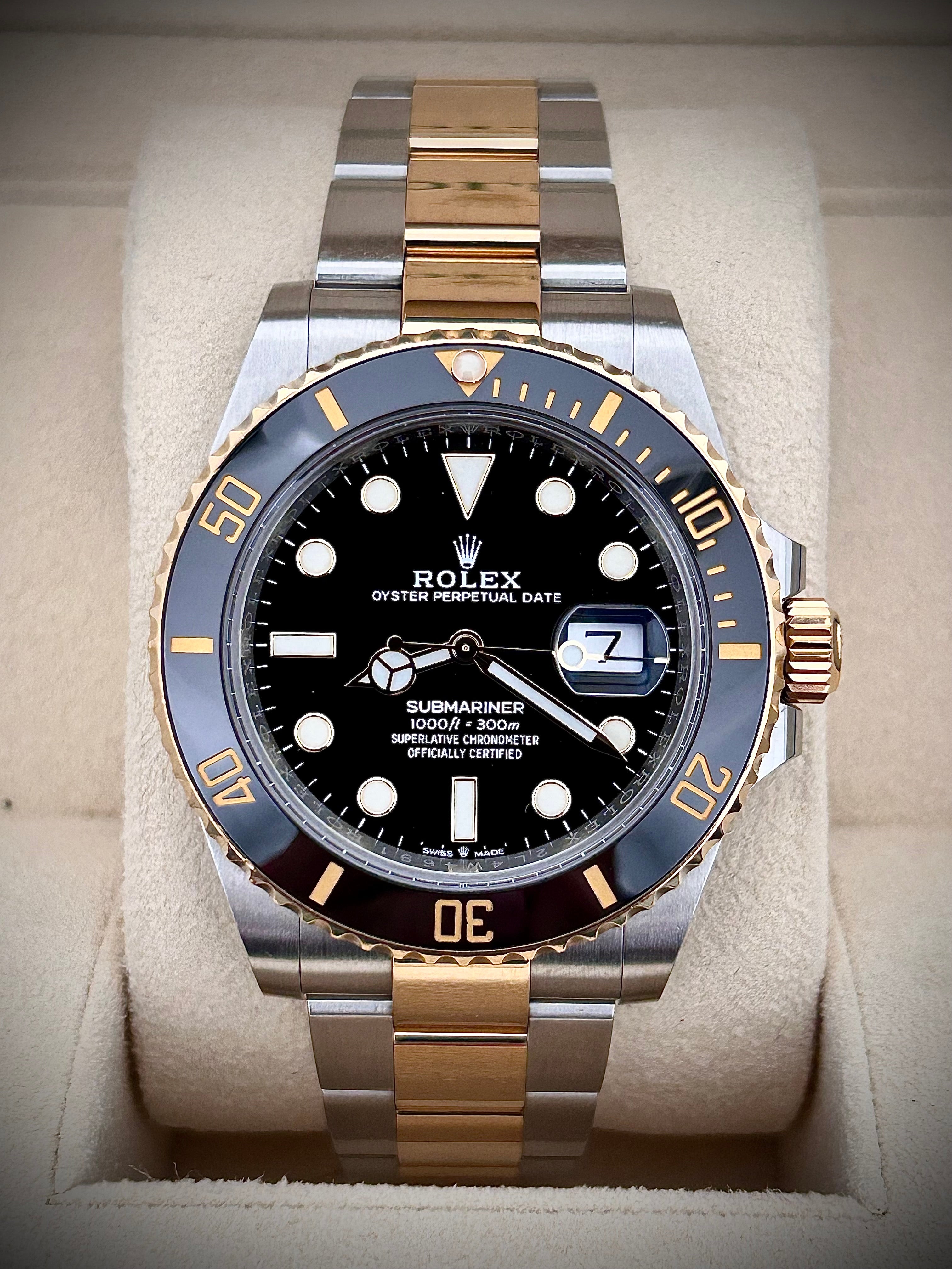 2023 ROLEX SUBMARINER DATE TWO TONE, 126613LN, FULL SET, INC GST