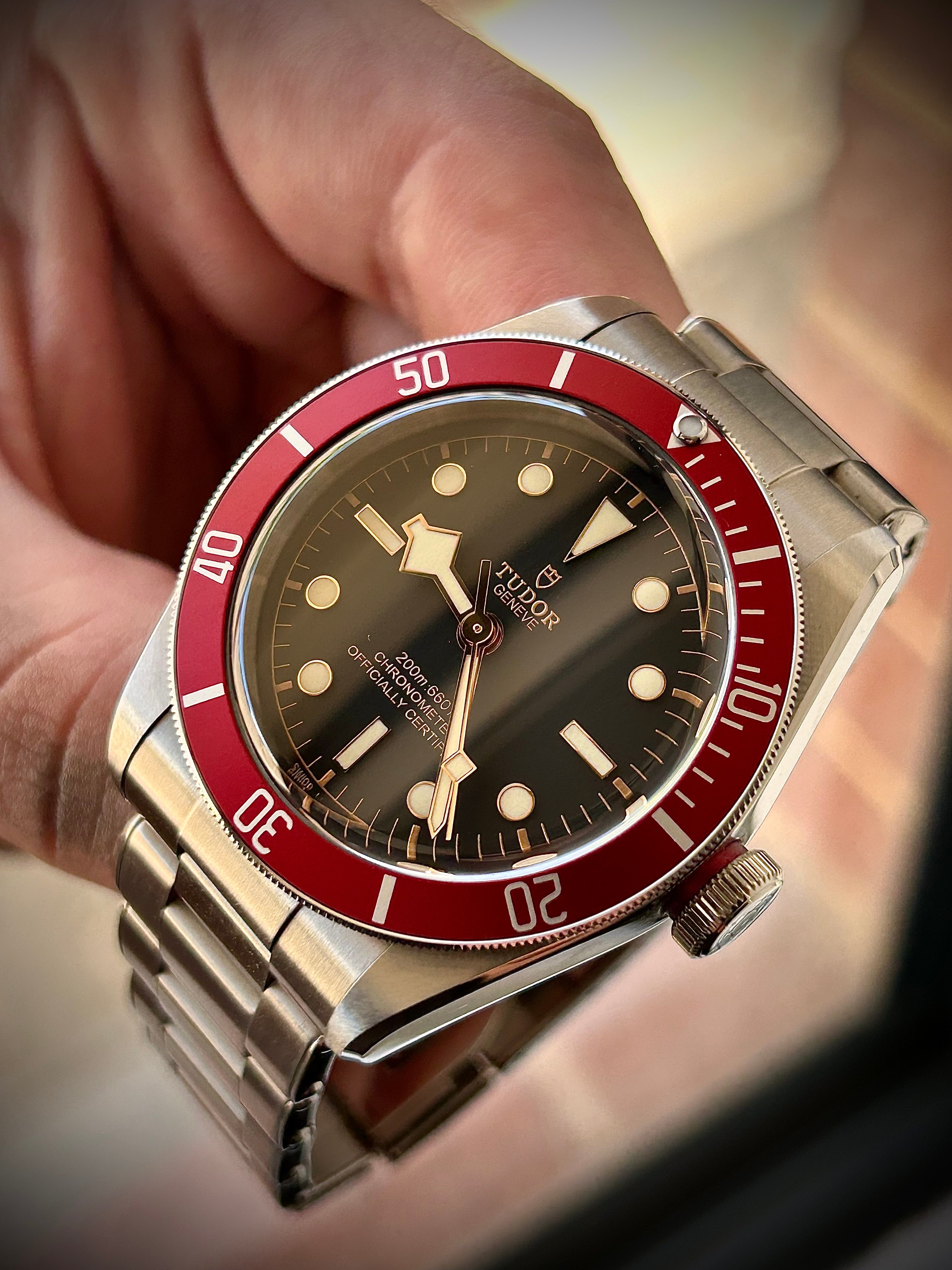 2022 TUDOR BLACK BAY BURGANDY, 41MM, FULL SET, INC GST