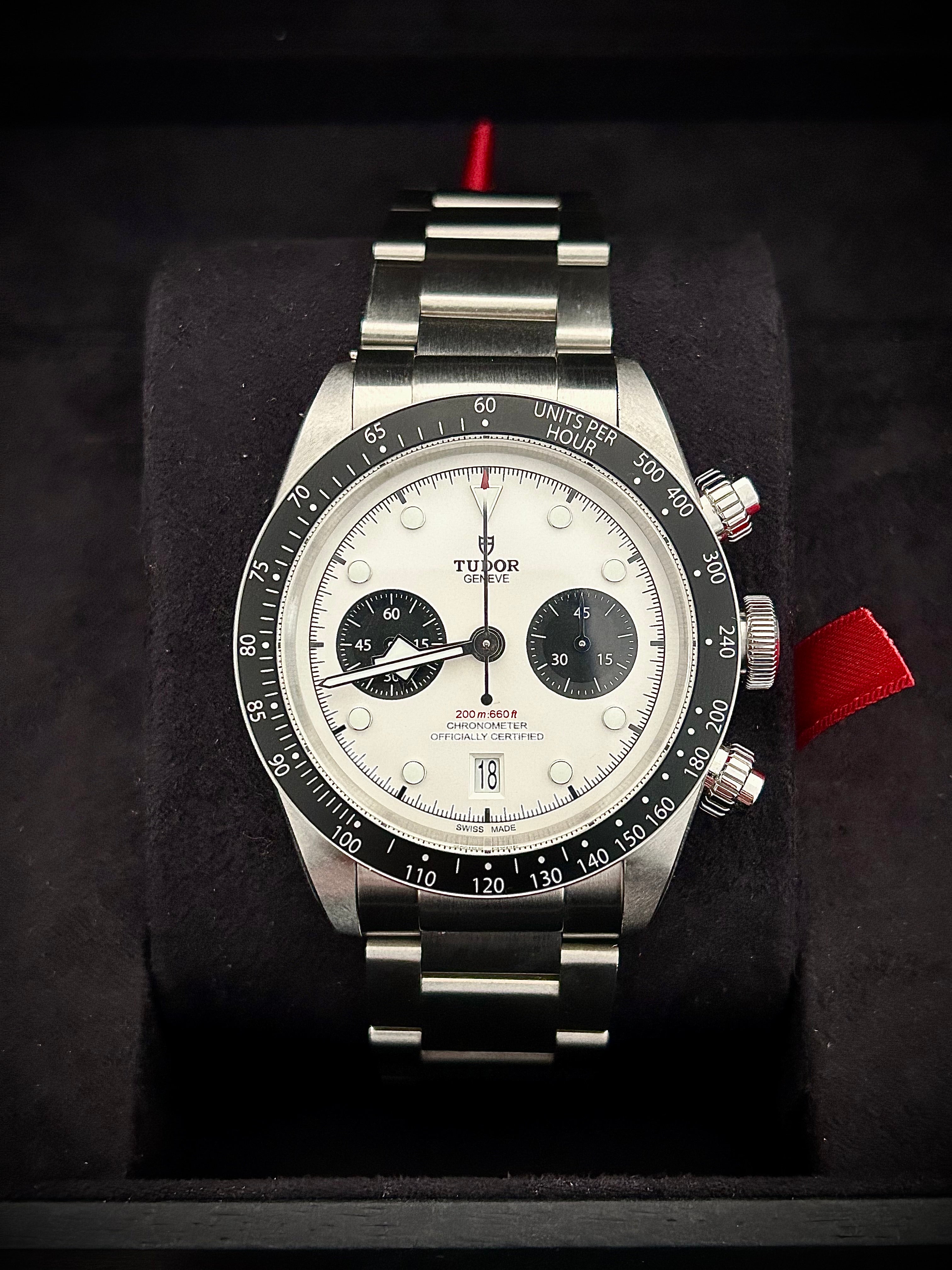 2023 TUDOR BLACK CHRONO “PANDA”, FULL SET, INC GST