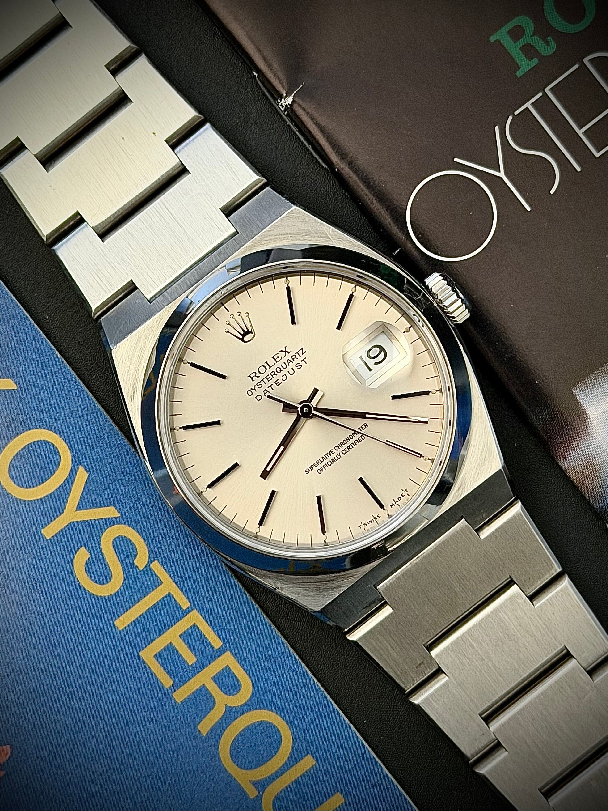 1991 ROLEX OYSTERQUARTZ DATEJUST, 17000, FULL SET, INC GST