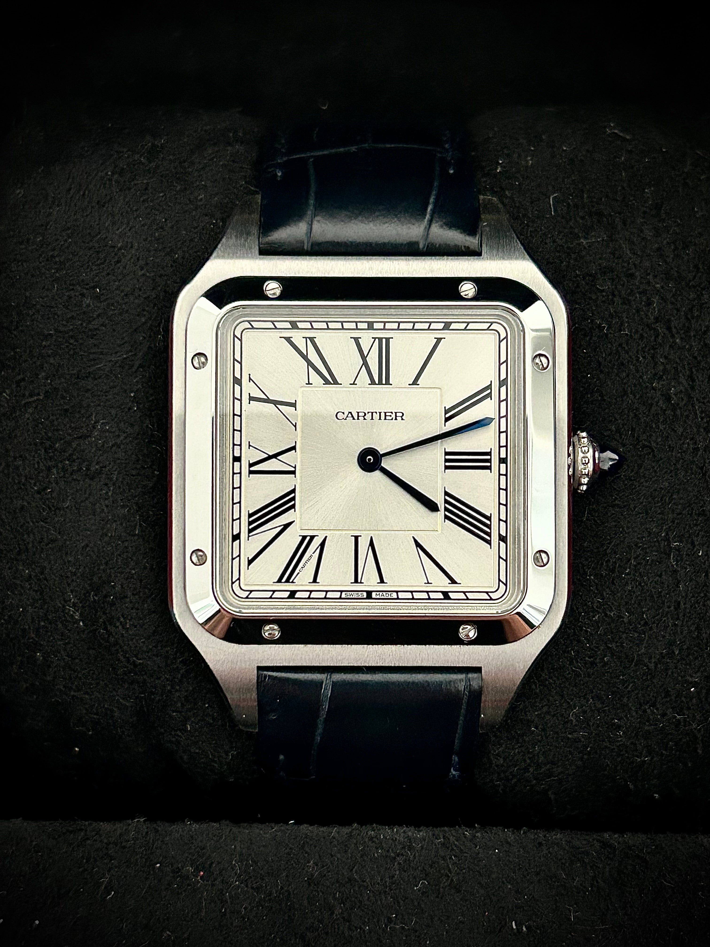 2021 CARTIER SANTOS DUMONT XL, WSSA0032, FULL SET, INC GST