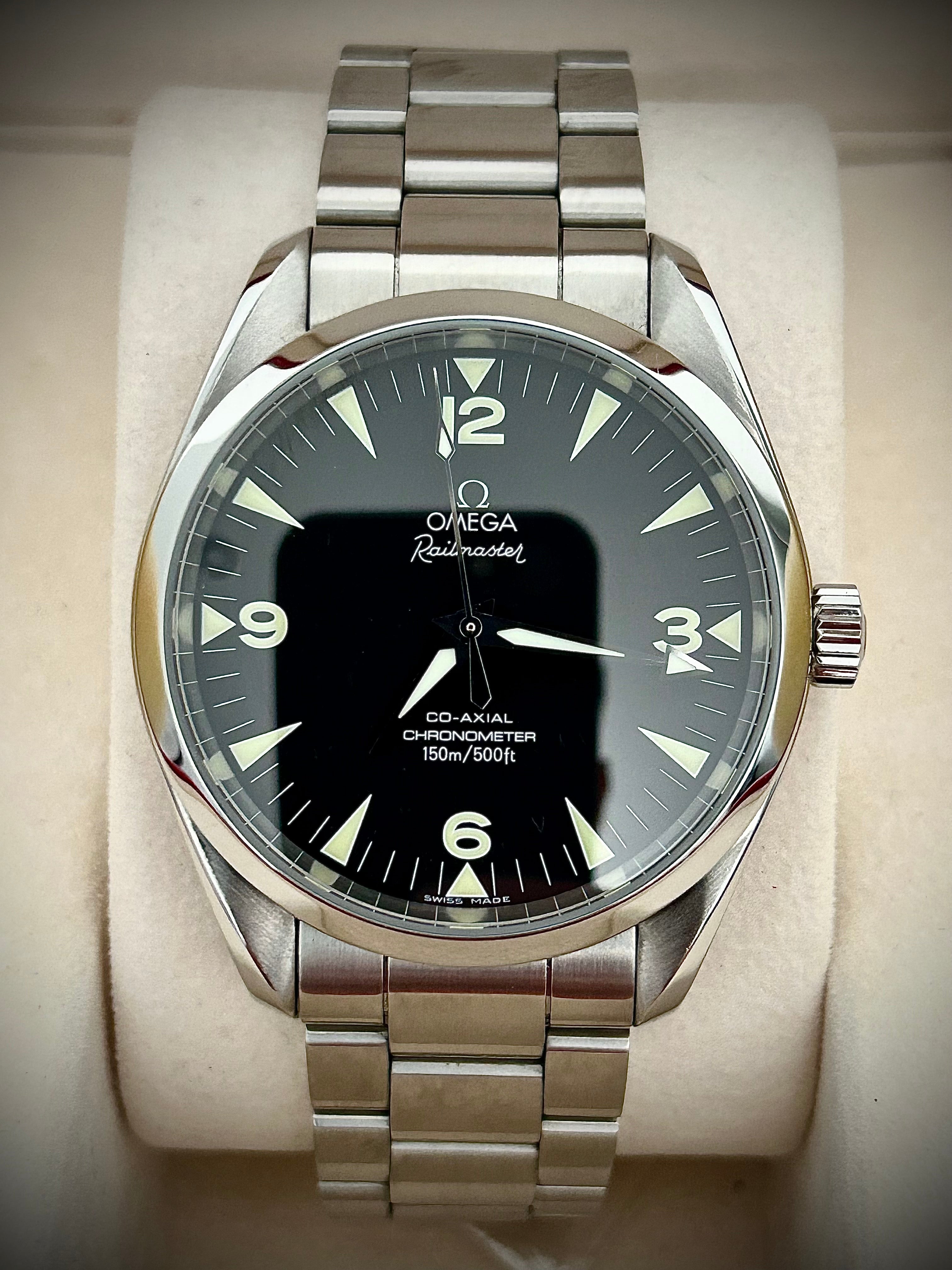 2009 OMEGA SEAMASTER RAILMASTER 41, 2502.52.00, FULL SET, INC GST