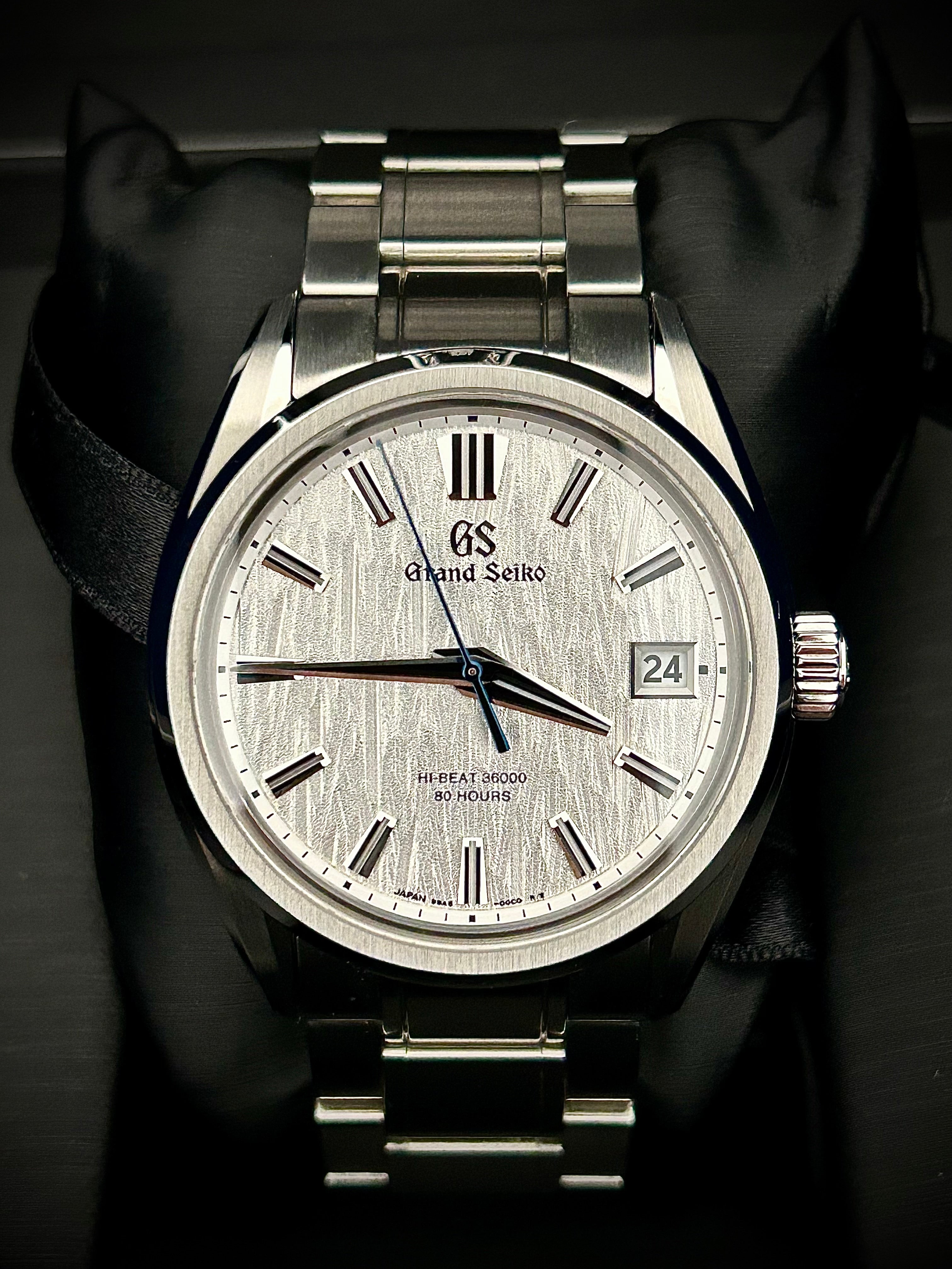 2022 GRAND SEIKO EVOLUTION 9, WHITE BIRCH, SLGH005, FULL SET, INC GST