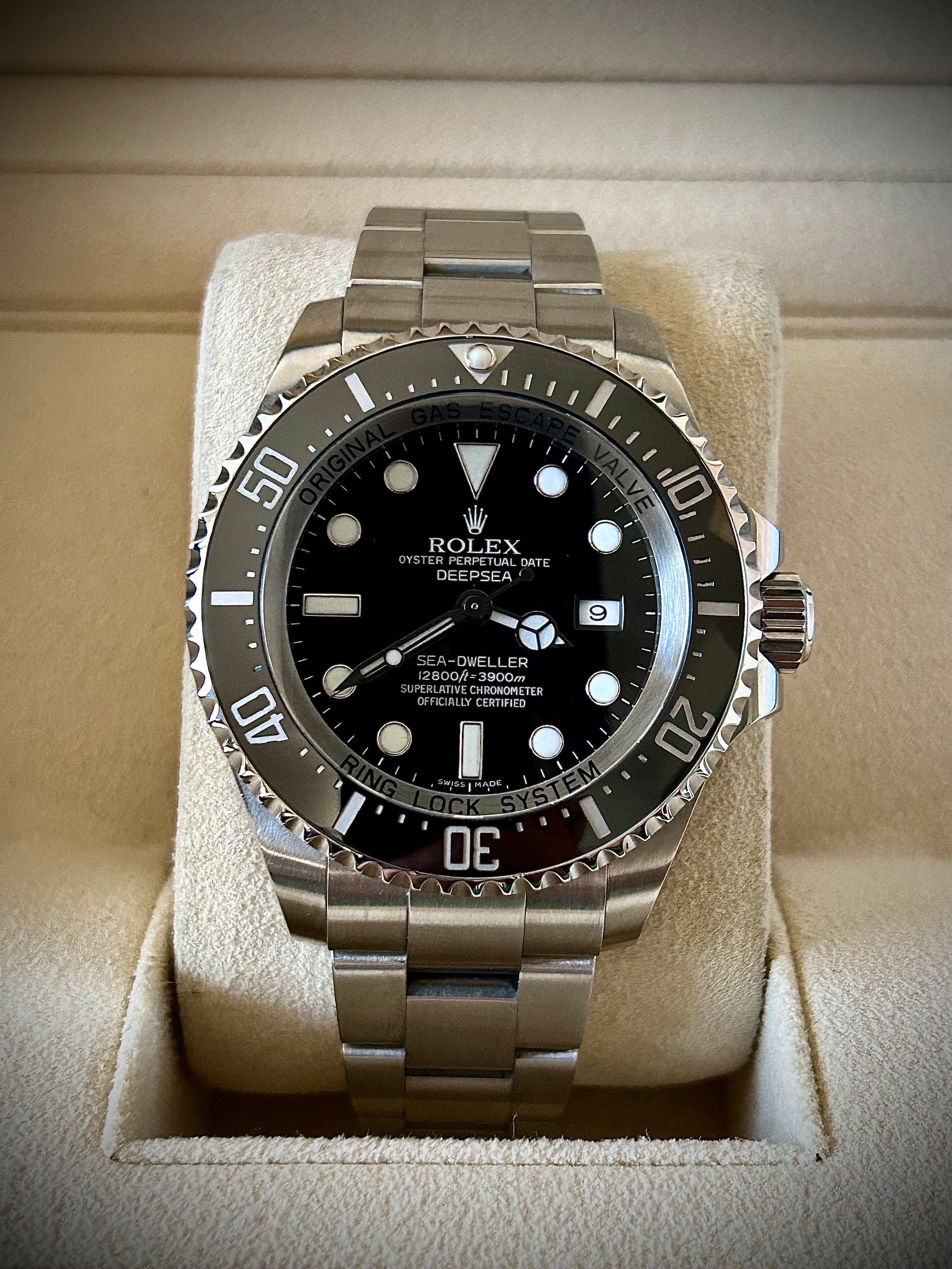 2008 ROLEX DEEPSEA SEA-DWELLER 44MM, SERVICED, 116660, BOX AND PAPERS, INC GST