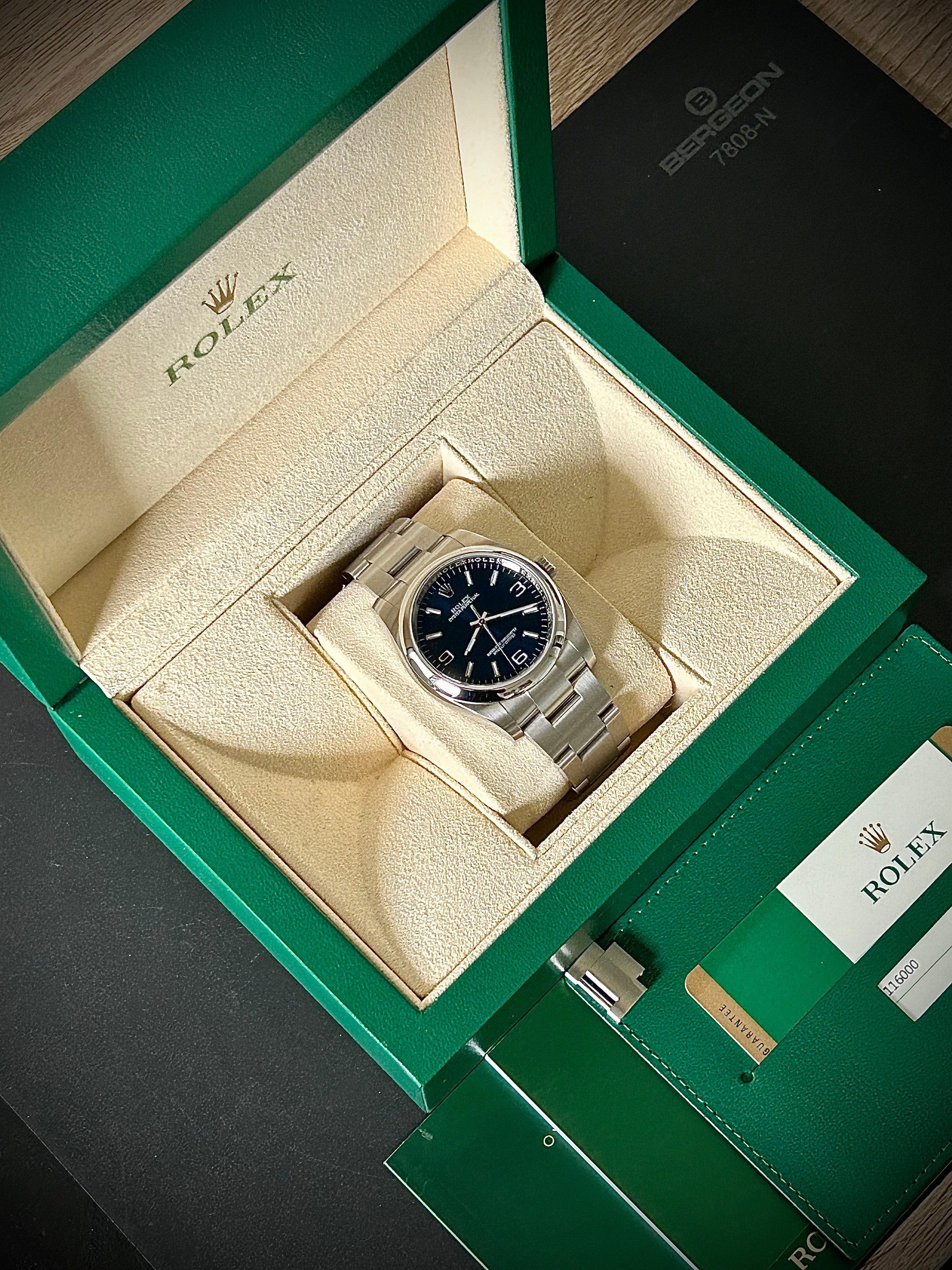 2019 ROLEX OYSTER PERPETUAL 36, FULL SET, INC GST