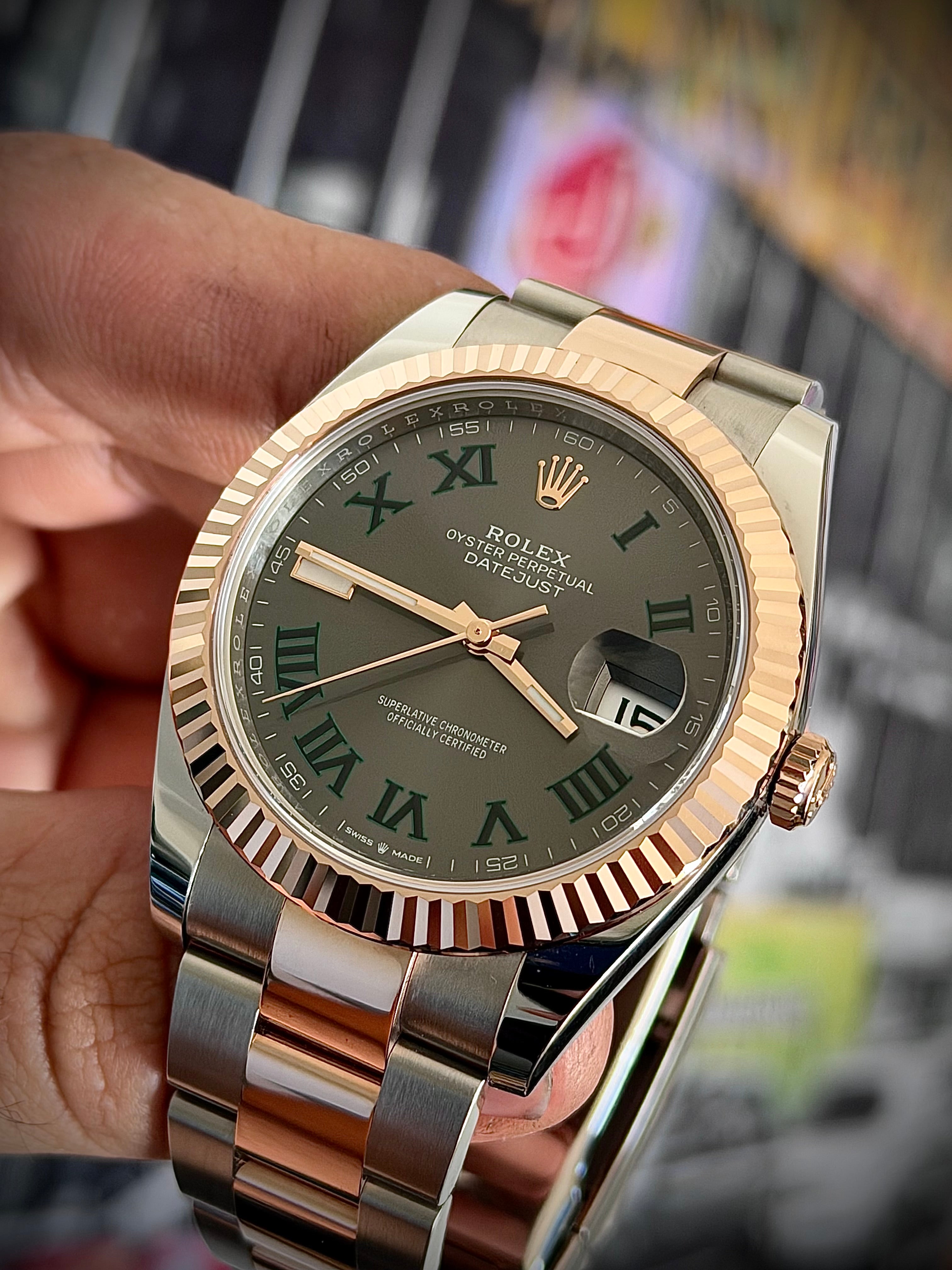 2026 ROLEX DATEJUST 41, WIMBLEDON, 126331, FULL SET, INC GST